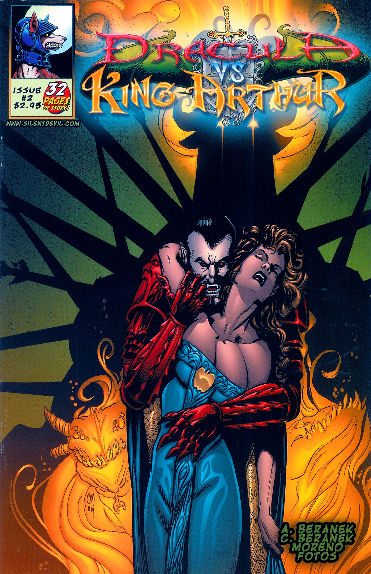 Read online Dracula vs King Arthur comic -  Issue #2 - 1