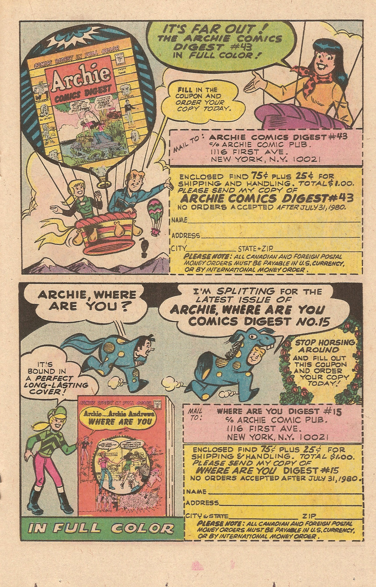 Read online Jughead's Jokes comic -  Issue #69 - 19