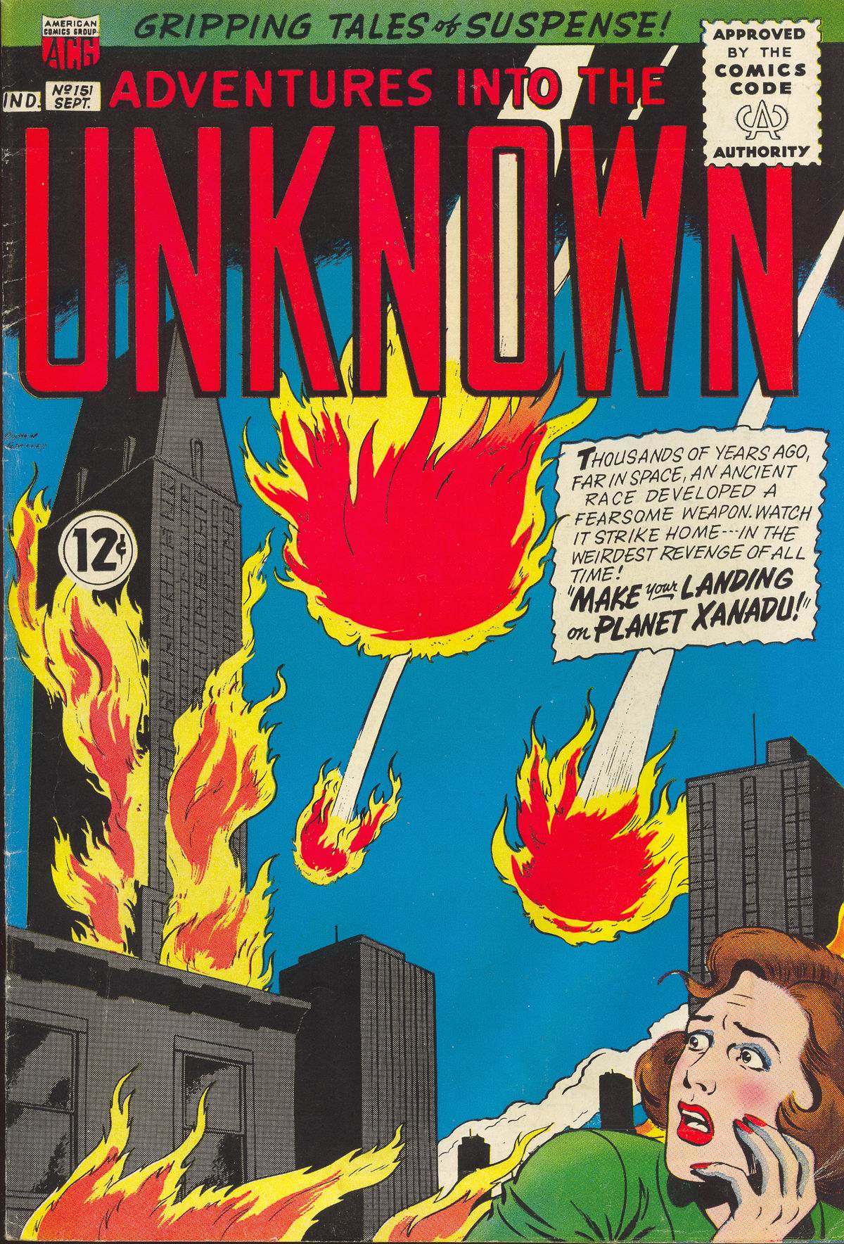 Read online Adventures Into The Unknown comic -  Issue #151 - 1