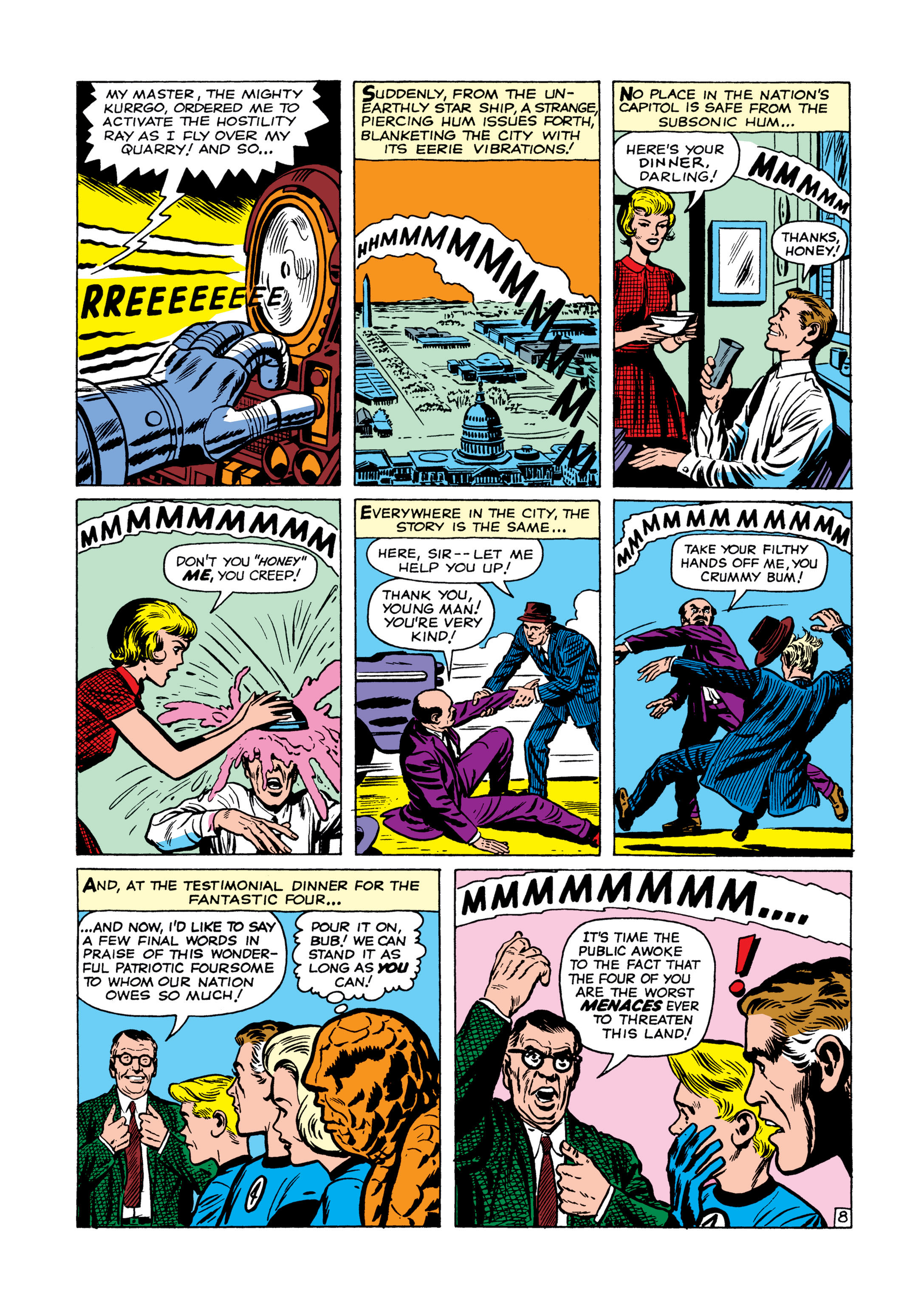 Read online Fantastic Four (1961) comic -  Issue #7 - 9