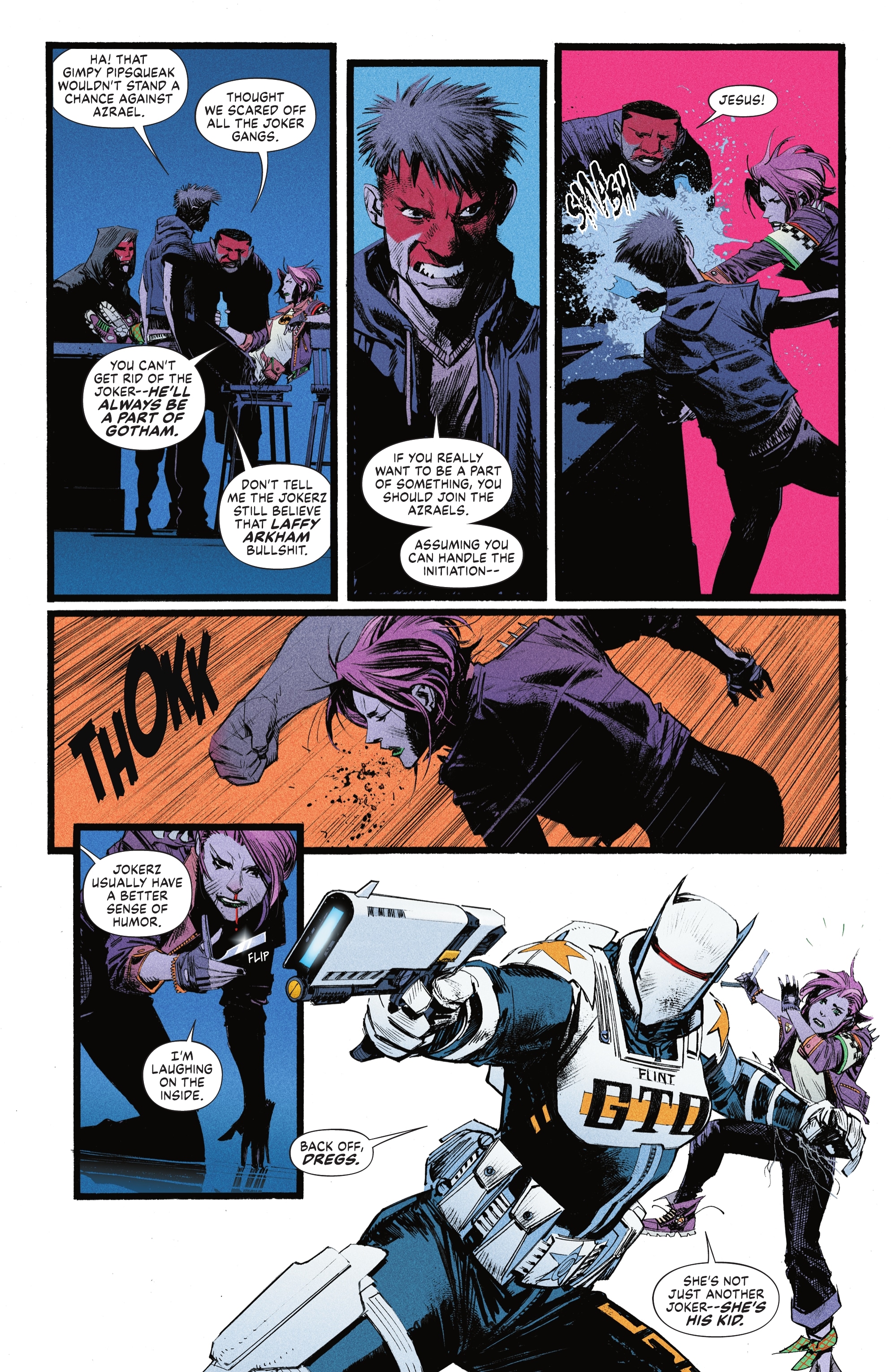 Read online Batman: Beyond the White Knight comic -  Issue #4 - 5