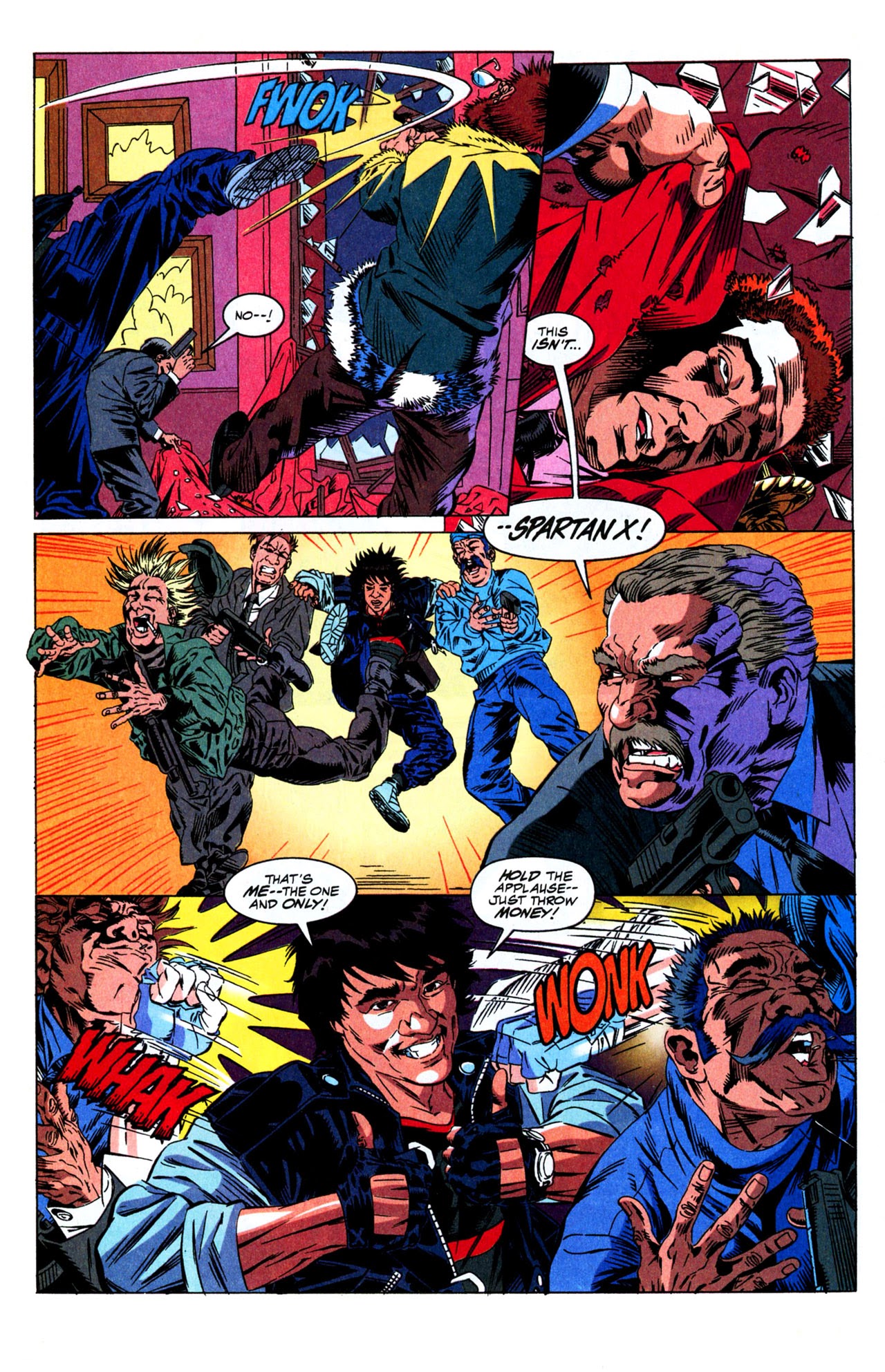 Read online Jackie Chan's Spartan X: The Armour of Heaven comic -  Issue #2 - 21
