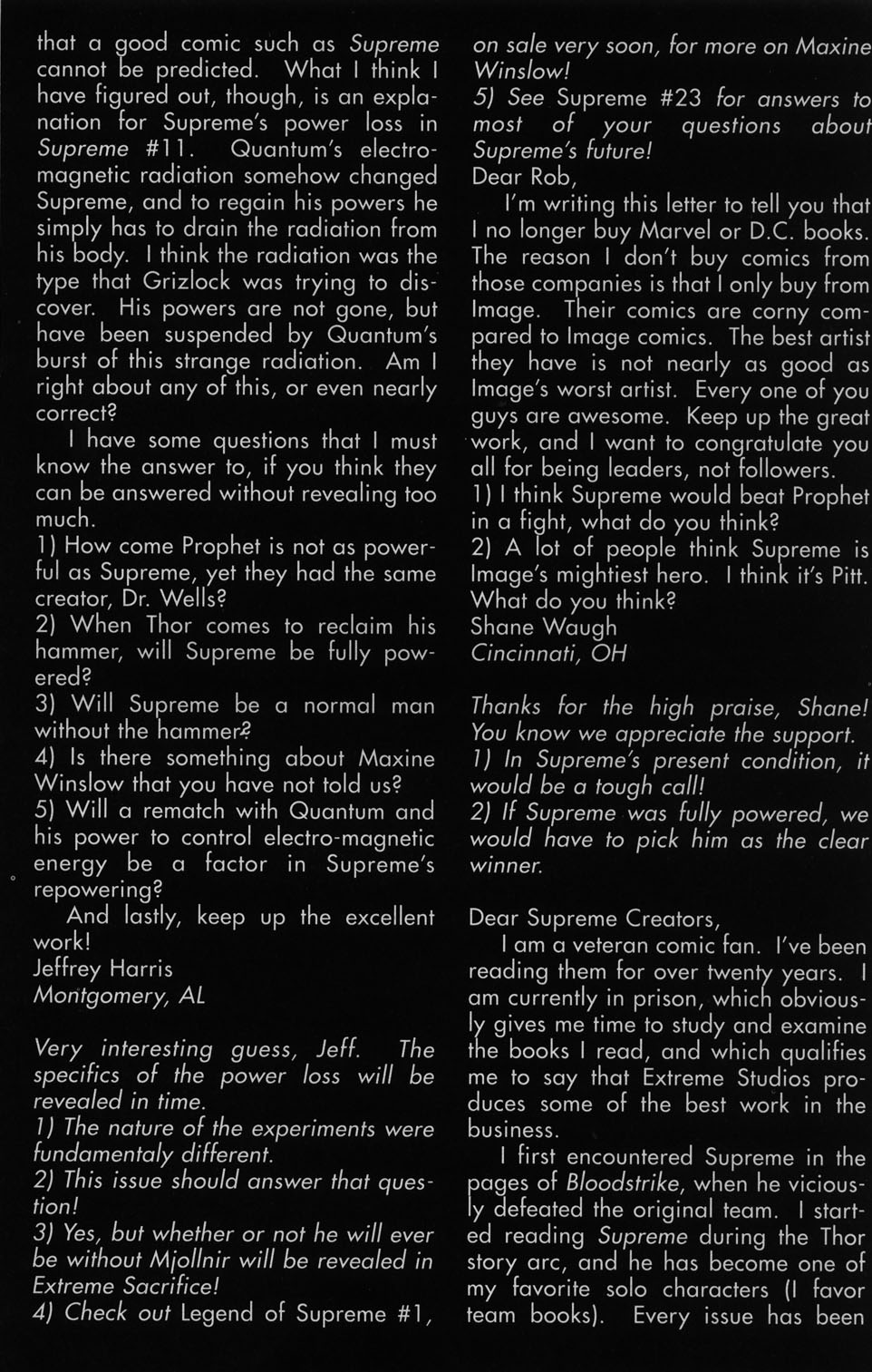 Read online Supreme (1992) comic -  Issue #21 - 25