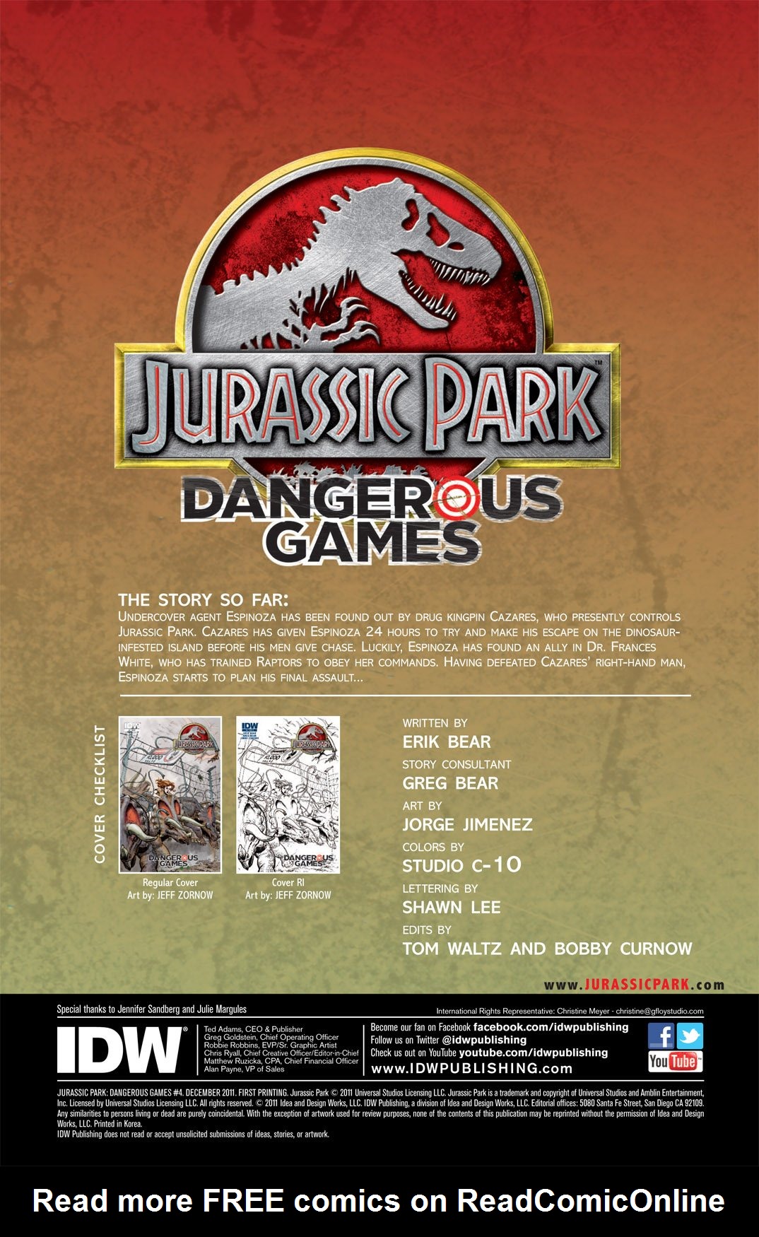 Read online Jurassic Park: Dangerous Games comic -  Issue # _TPB - 83