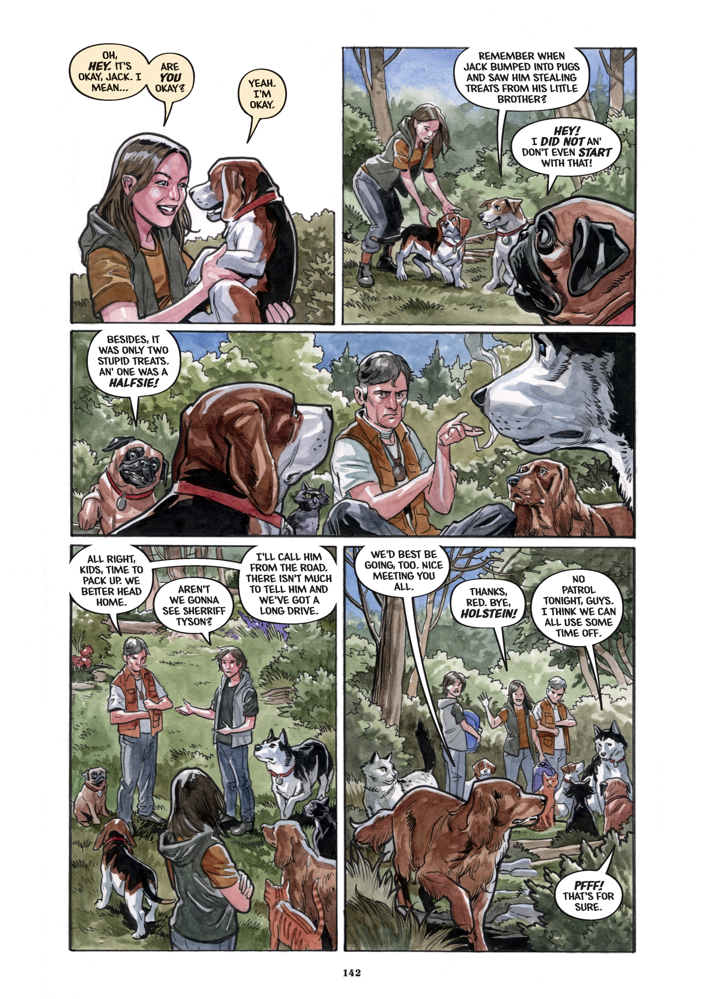 Read online Beasts of Burden: Neighborhood Watch (2019) comic -  Issue # TPB (Part 2) - 44