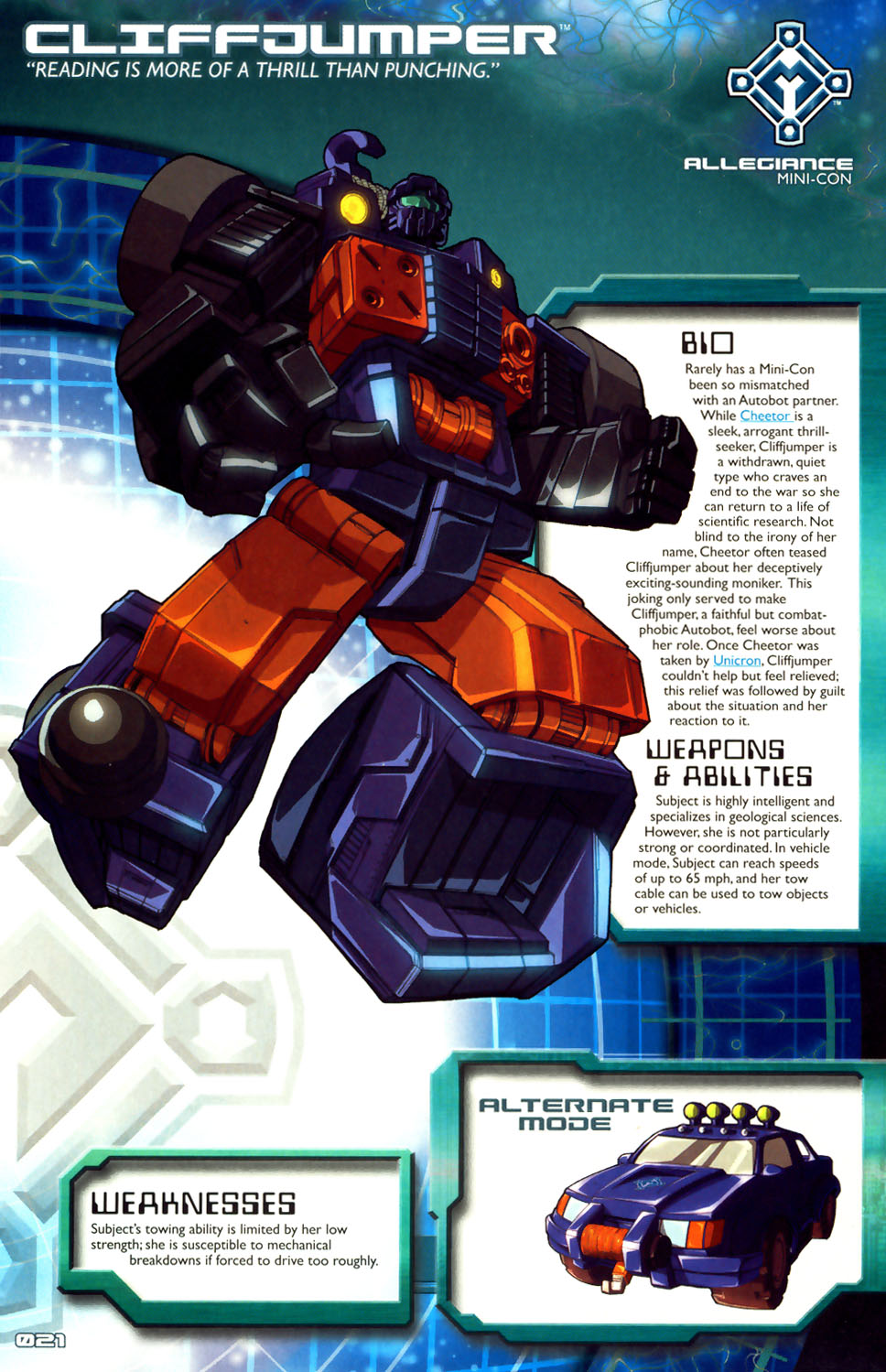 Read online More Than Meets The Eye: Transformers Armada comic -  Issue #1 - 25