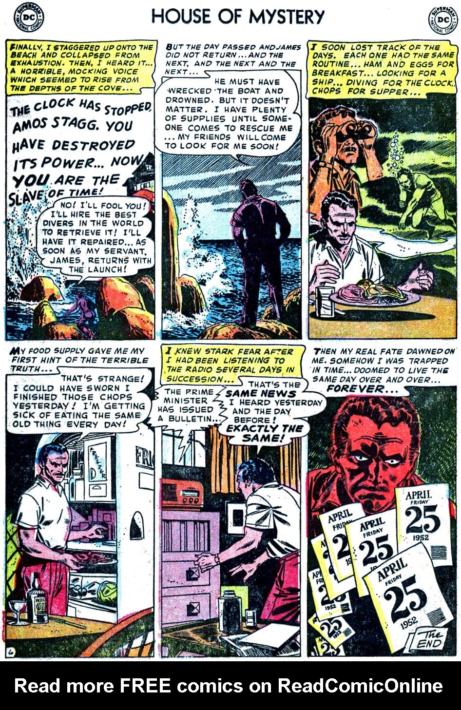 Read online House of Mystery (1951) comic -  Issue #11 - 16