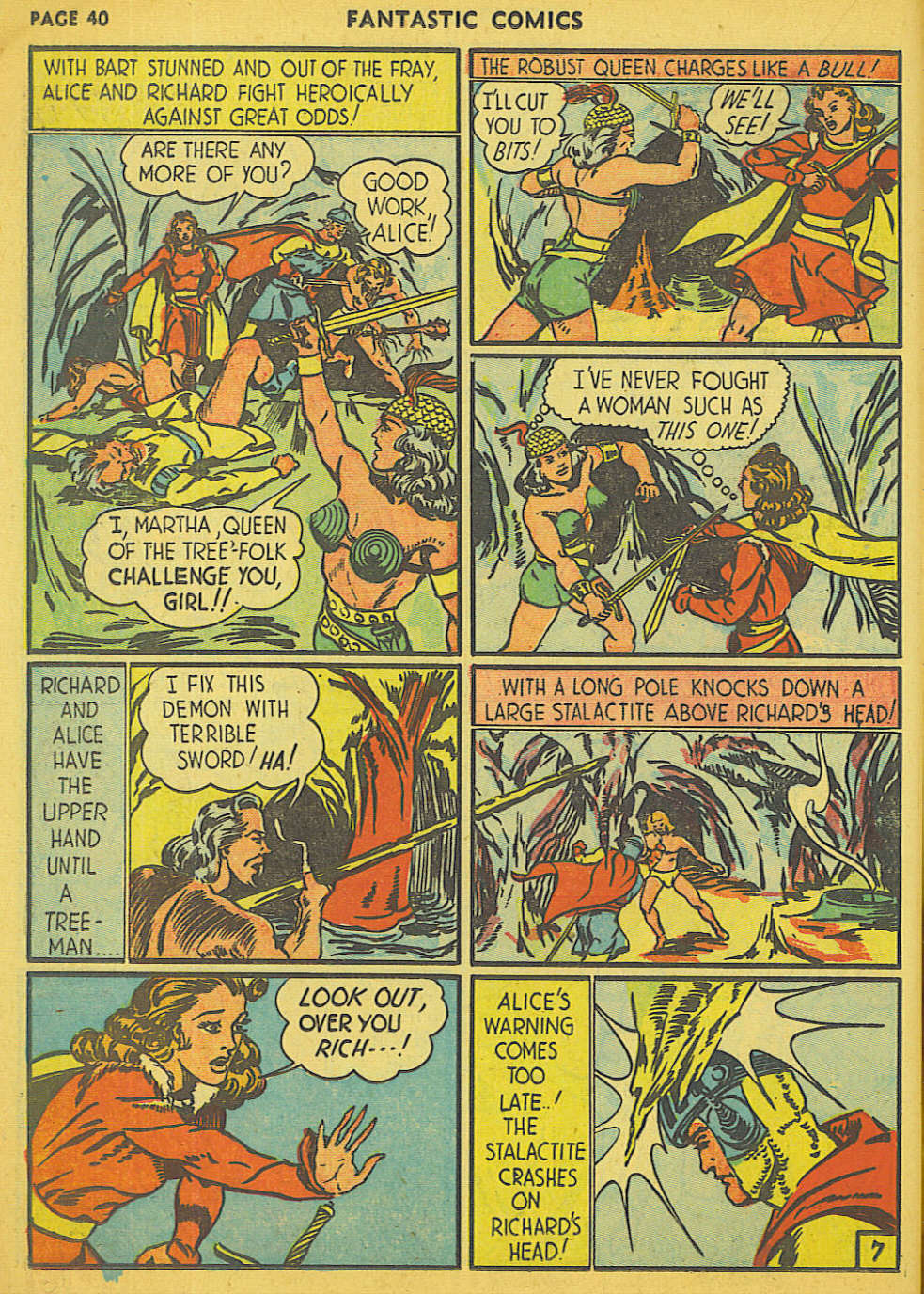 Read online Fantastic Comics comic -  Issue #15 - 34