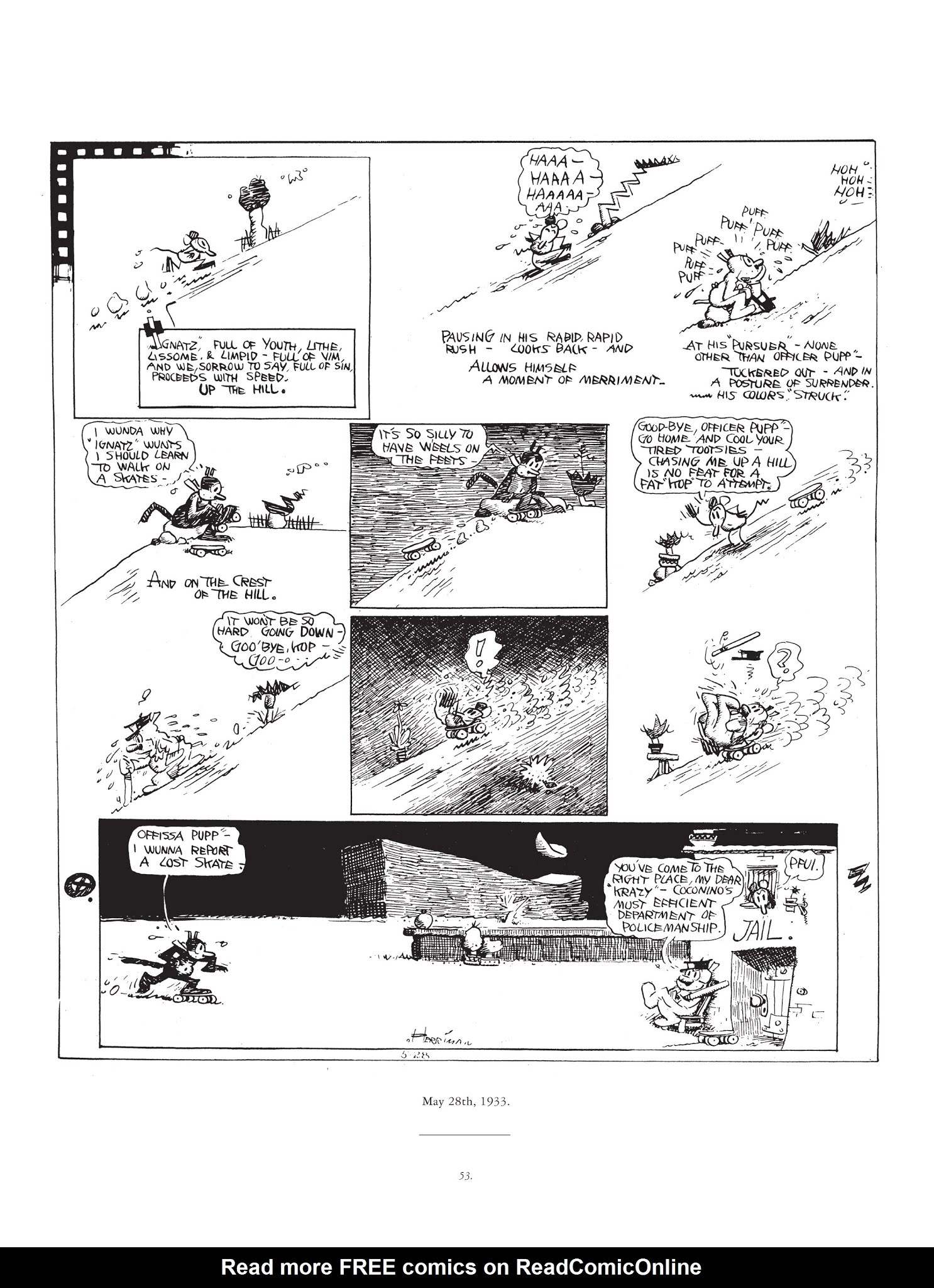 Read online Krazy & Ignatz comic -  Issue # TPB 8 - 52