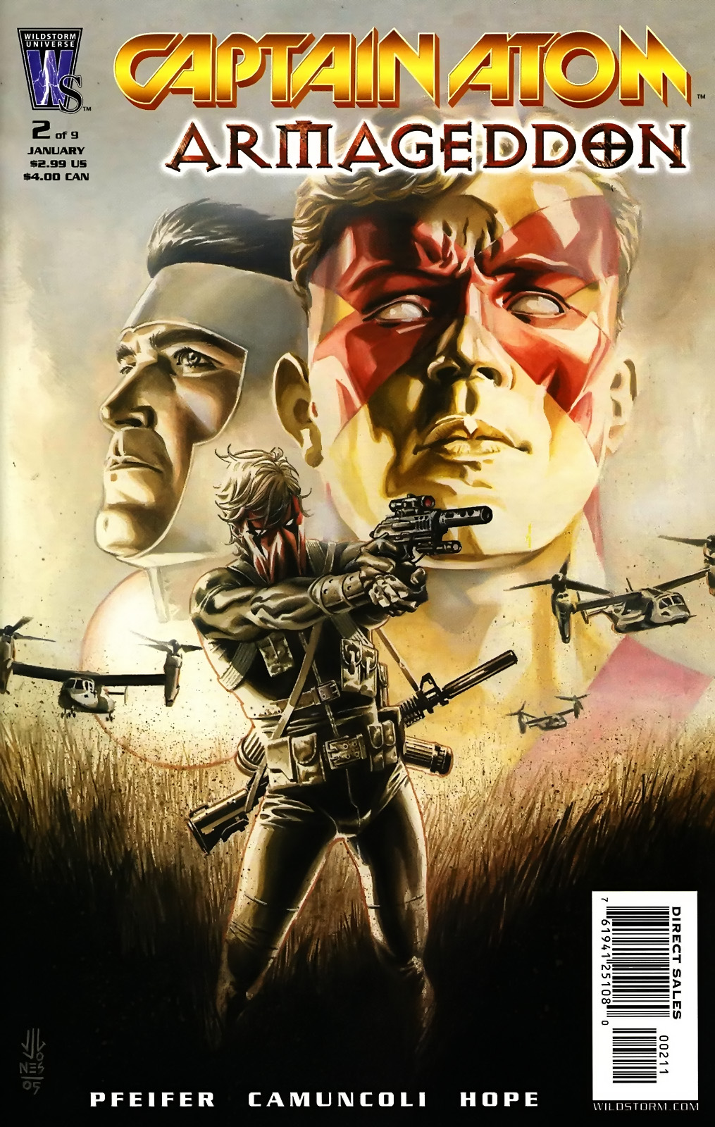 Read online Captain Atom: Armageddon comic -  Issue #2 - 1