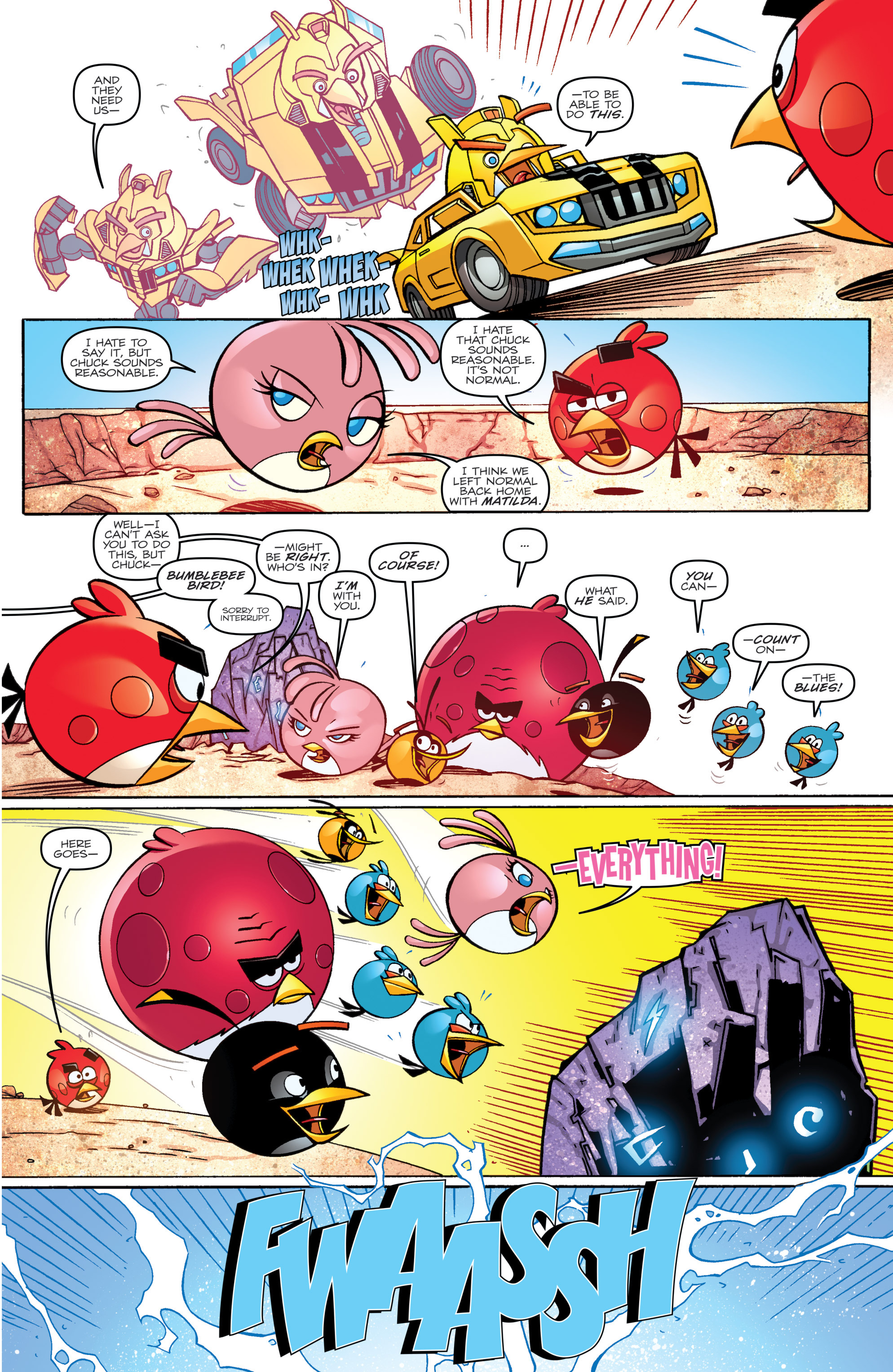 Read online Angry Birds Transformers comic -  Issue #2 - 7