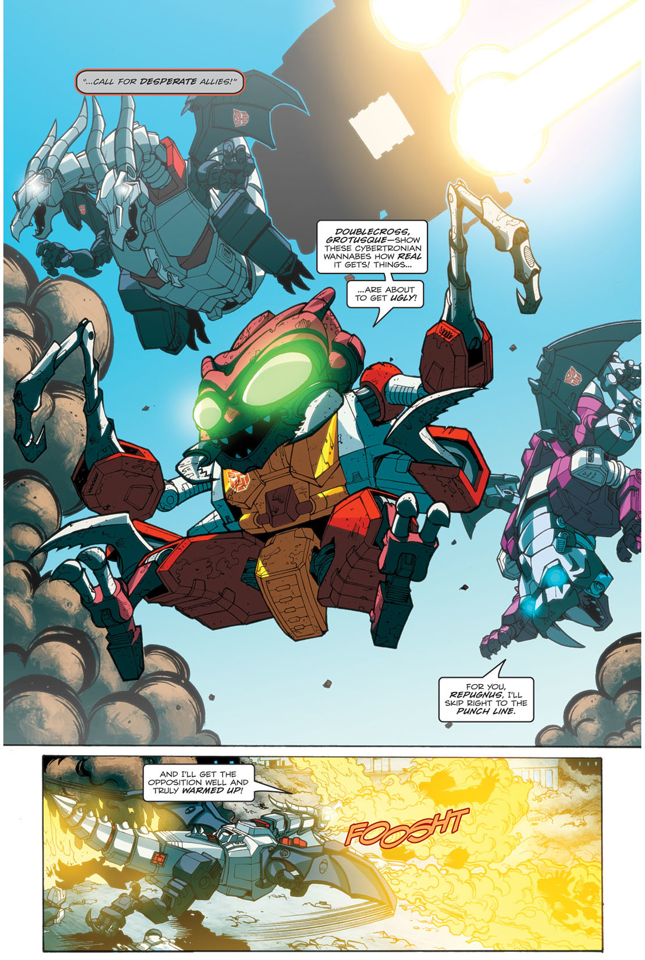 Read online The Transformers: Maximum Dinobots comic -  Issue #3 - 22
