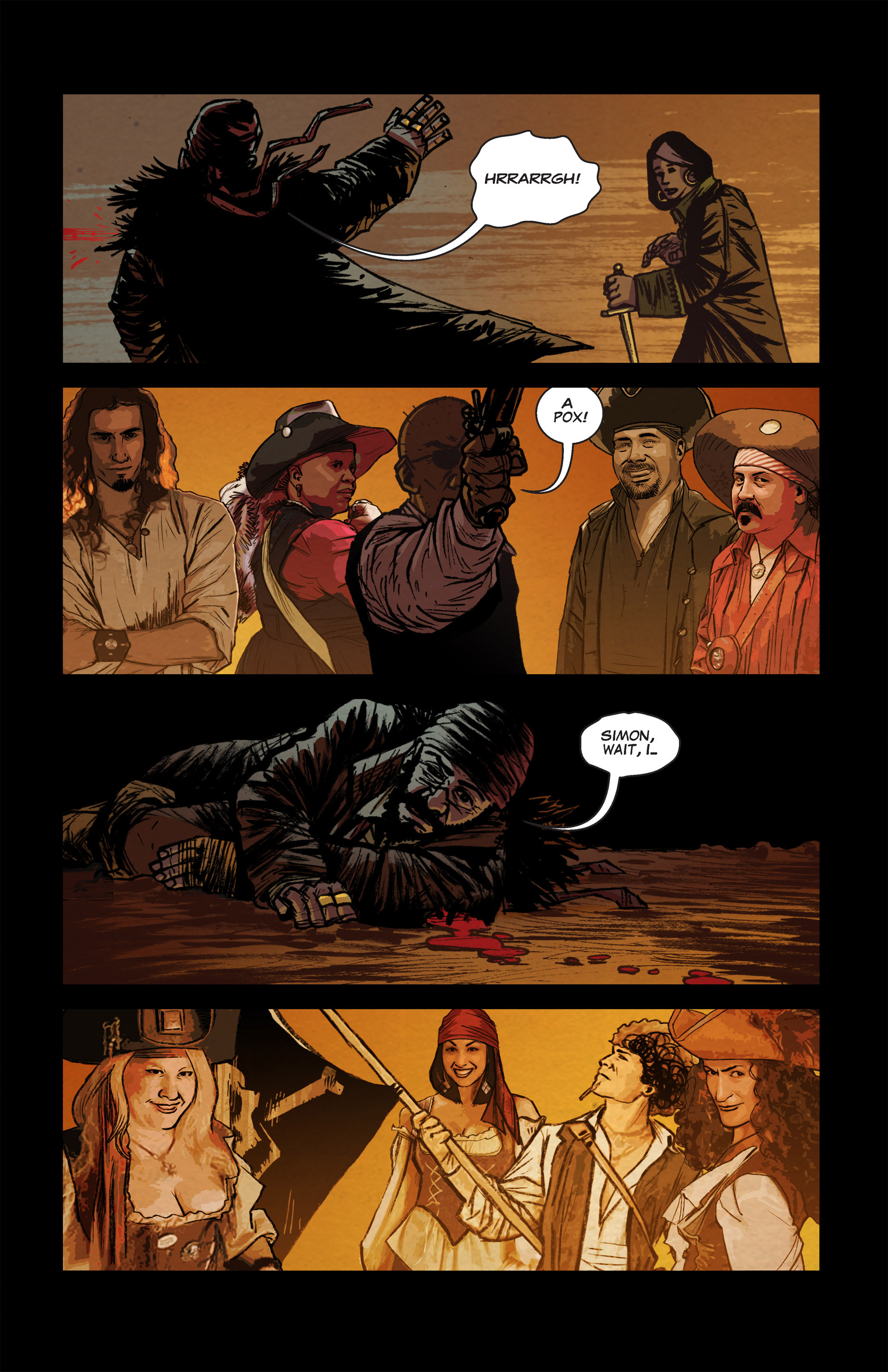 Read online Pirate Eye: Exiled From Exile comic -  Issue #4 - 16