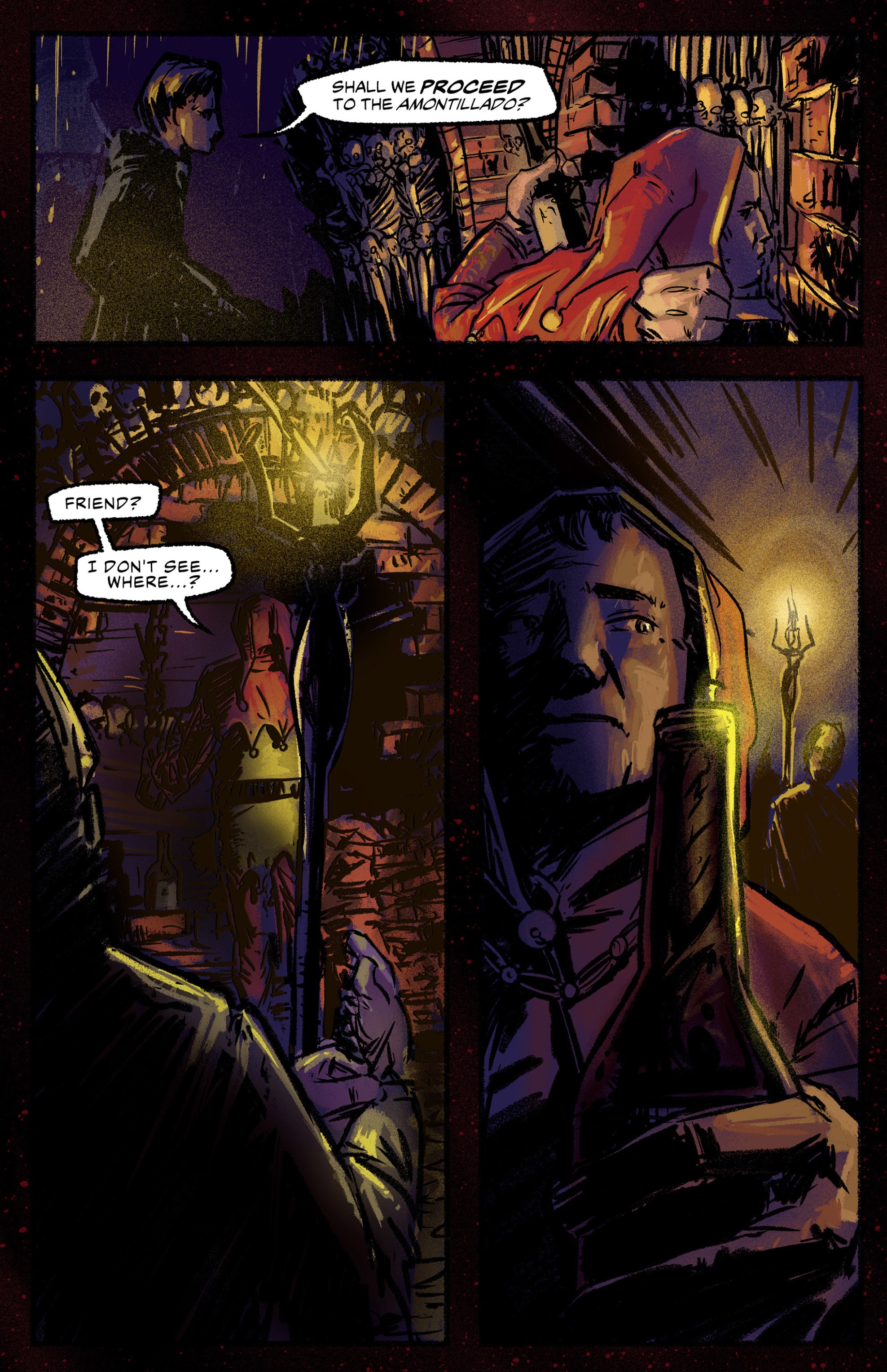 Read online The Cask of Amontillado comic -  Issue # Full - 11
