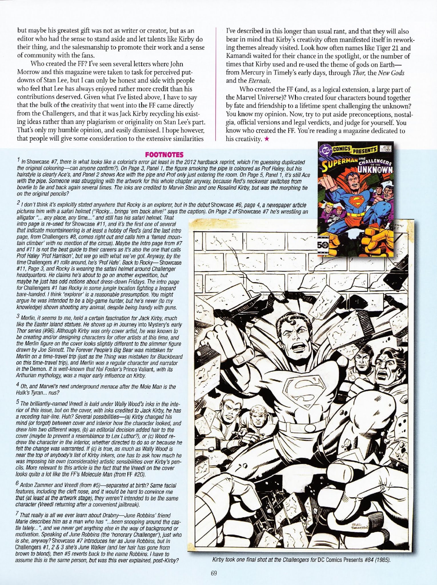 Read online The Jack Kirby Collector comic -  Issue #62 - 69