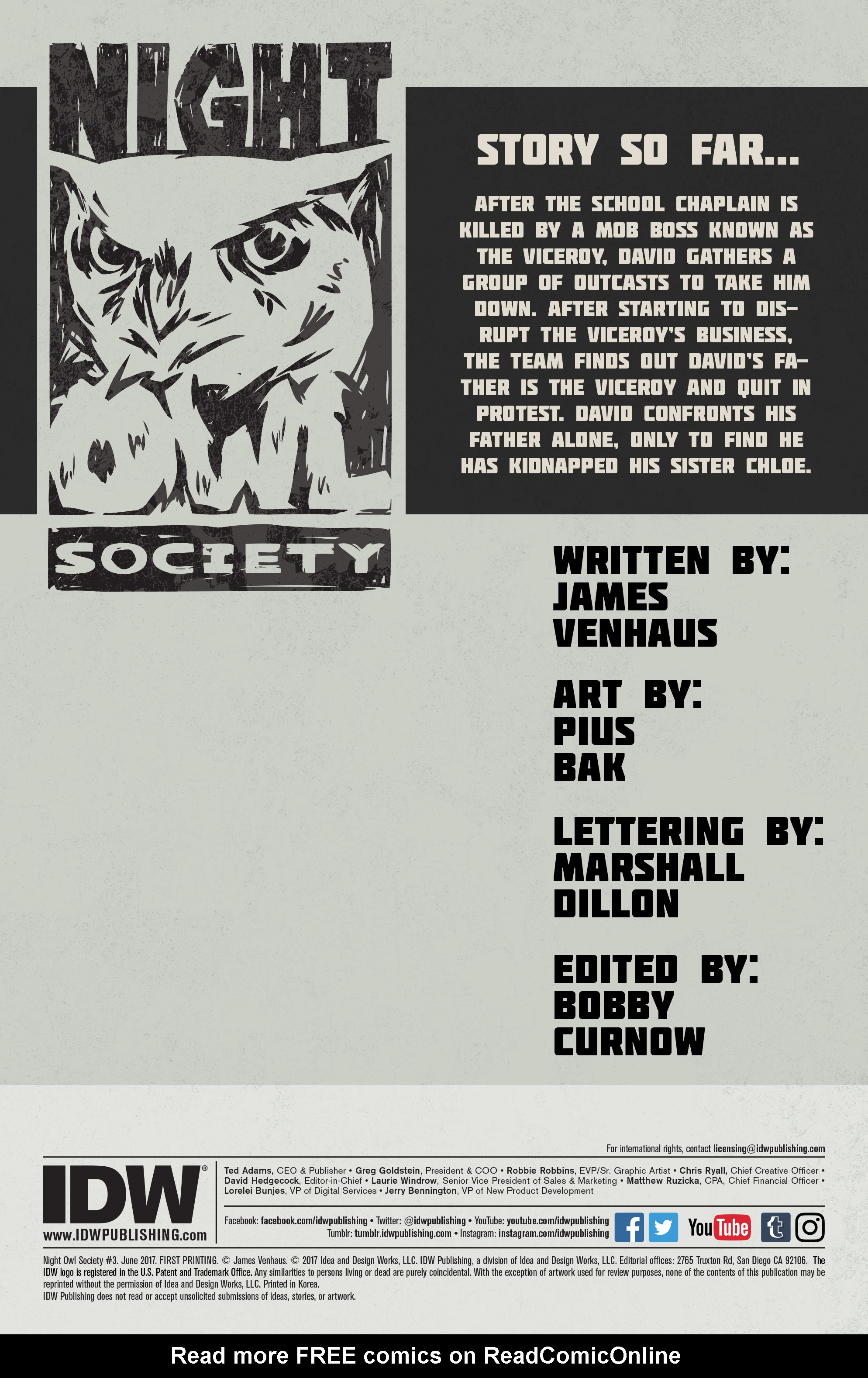 Read online Night Owl Society comic -  Issue #3 - 2