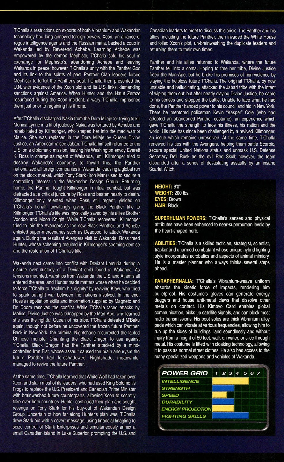 The Official Handbook of the Marvel Universe: Marvel Knights issue Full - Page 5