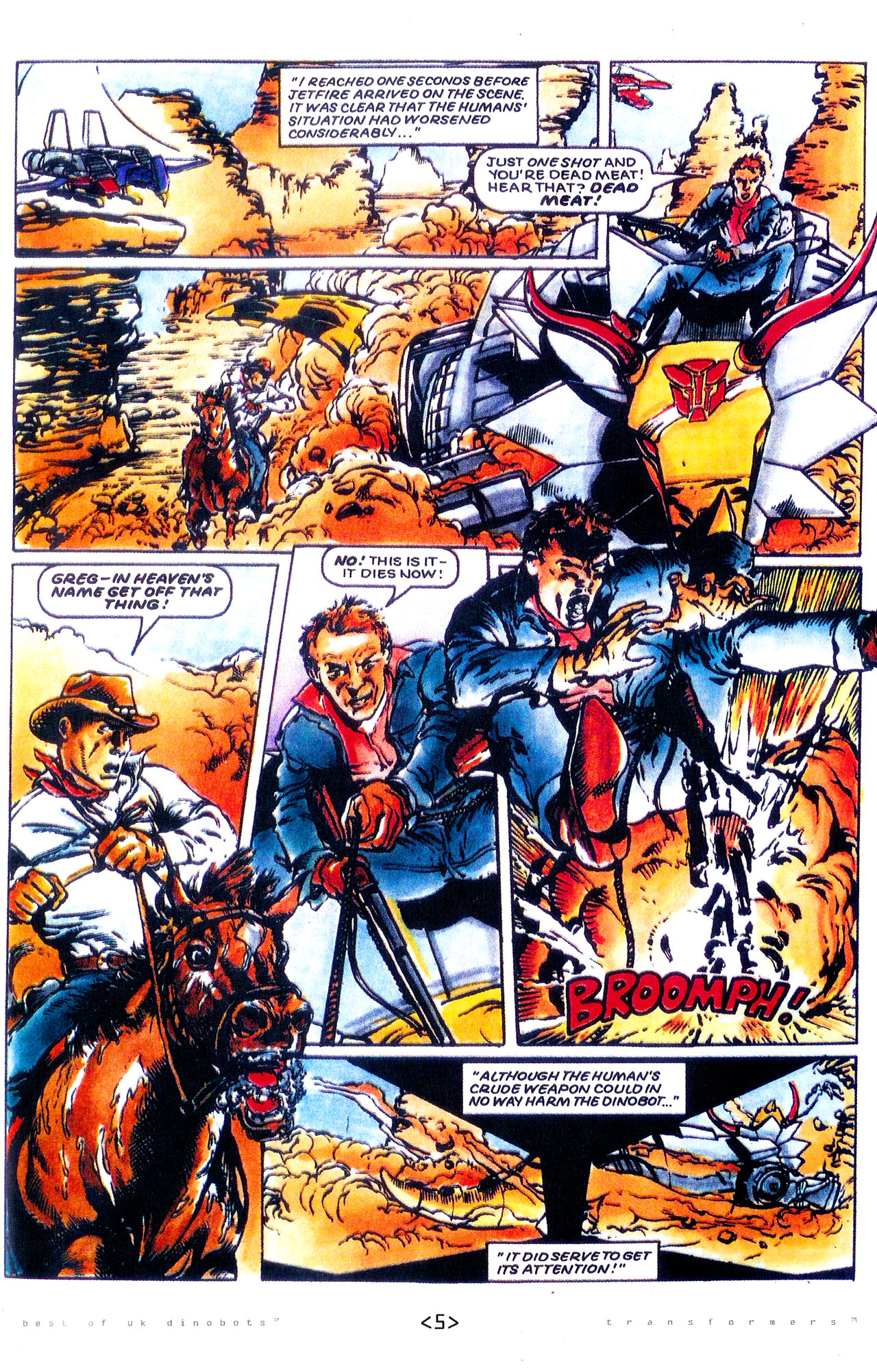 Read online The Transformers: Best of UK: Dinobots comic -  Issue #3 - 8