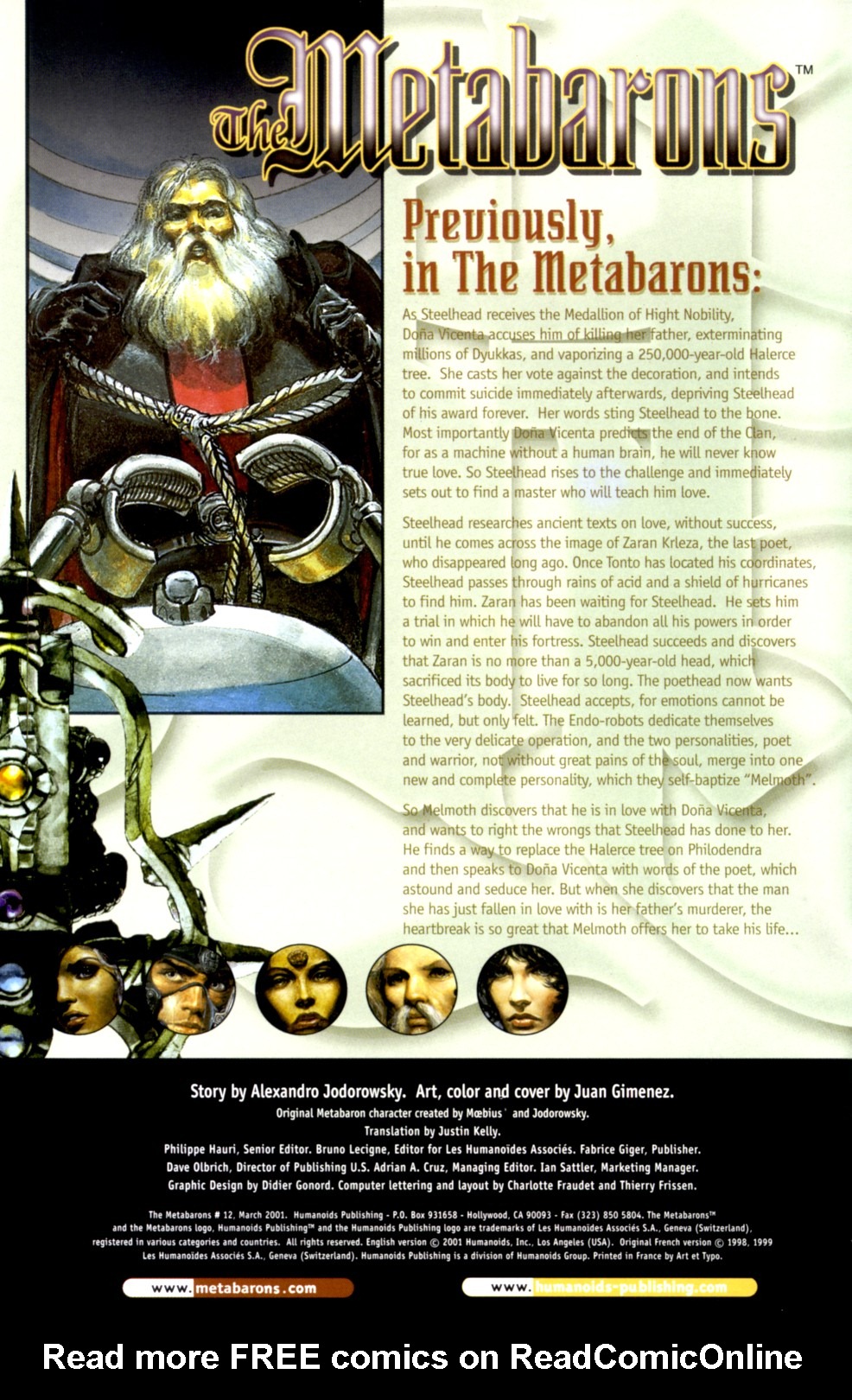 Read online The Metabarons comic -  Issue #12 - Melmoth Plight - 2