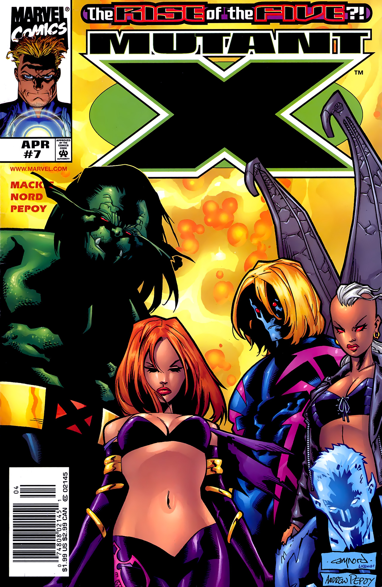 Read online Mutant X comic -  Issue #7 - 1