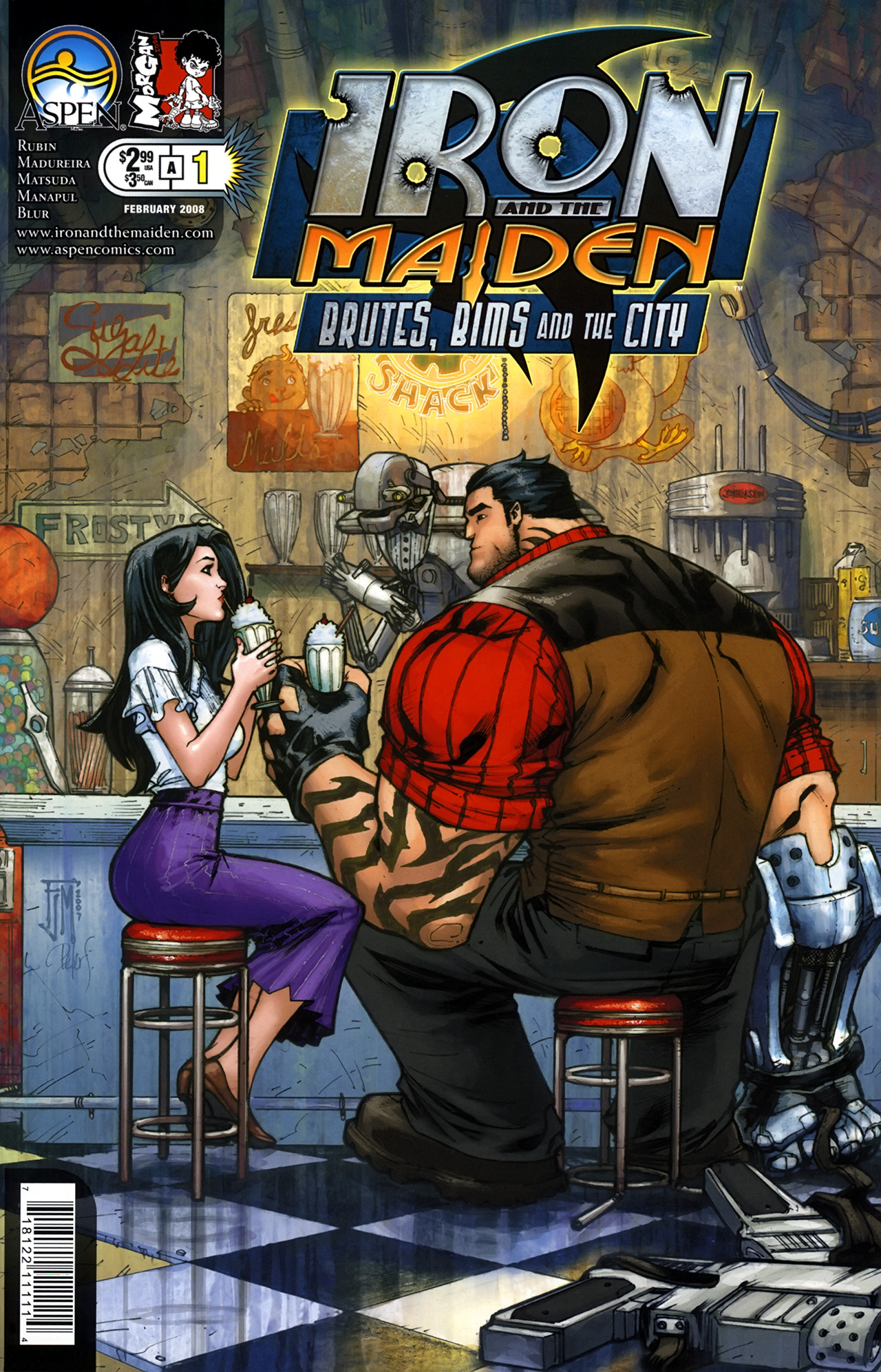 Read online Iron and the Maiden: Brutes, Bims and the City comic -  Issue # Full - 1