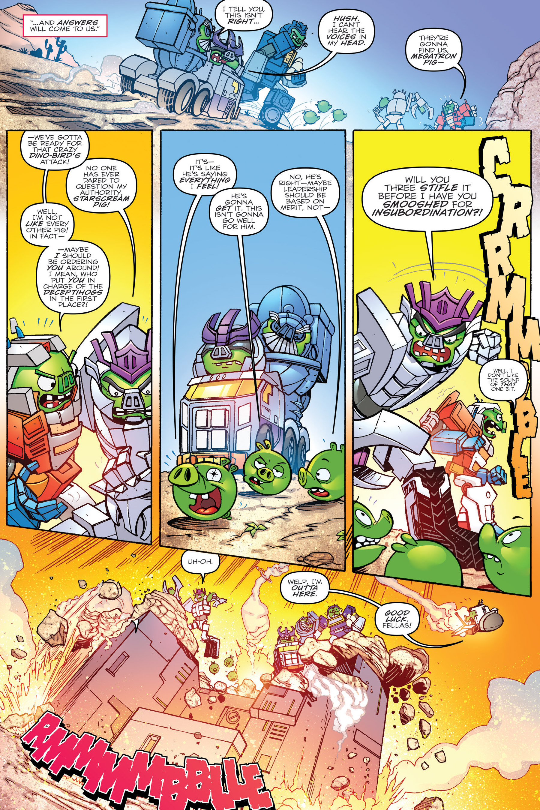 Read online Angry Birds Transformers: Age of Eggstinction comic -  Issue # Full - 35