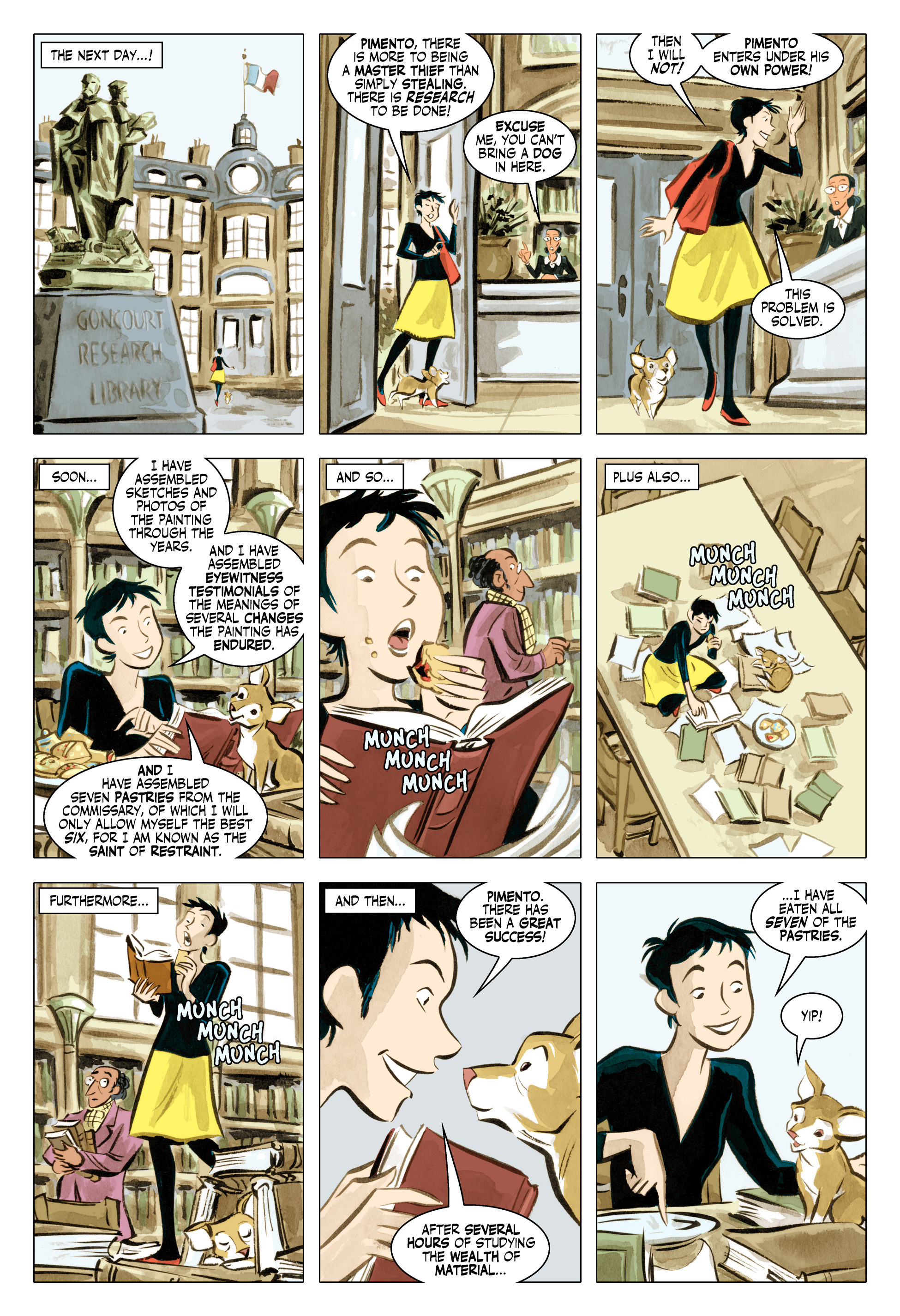 Read online Bandette (2012) comic -  Issue #15 - 14