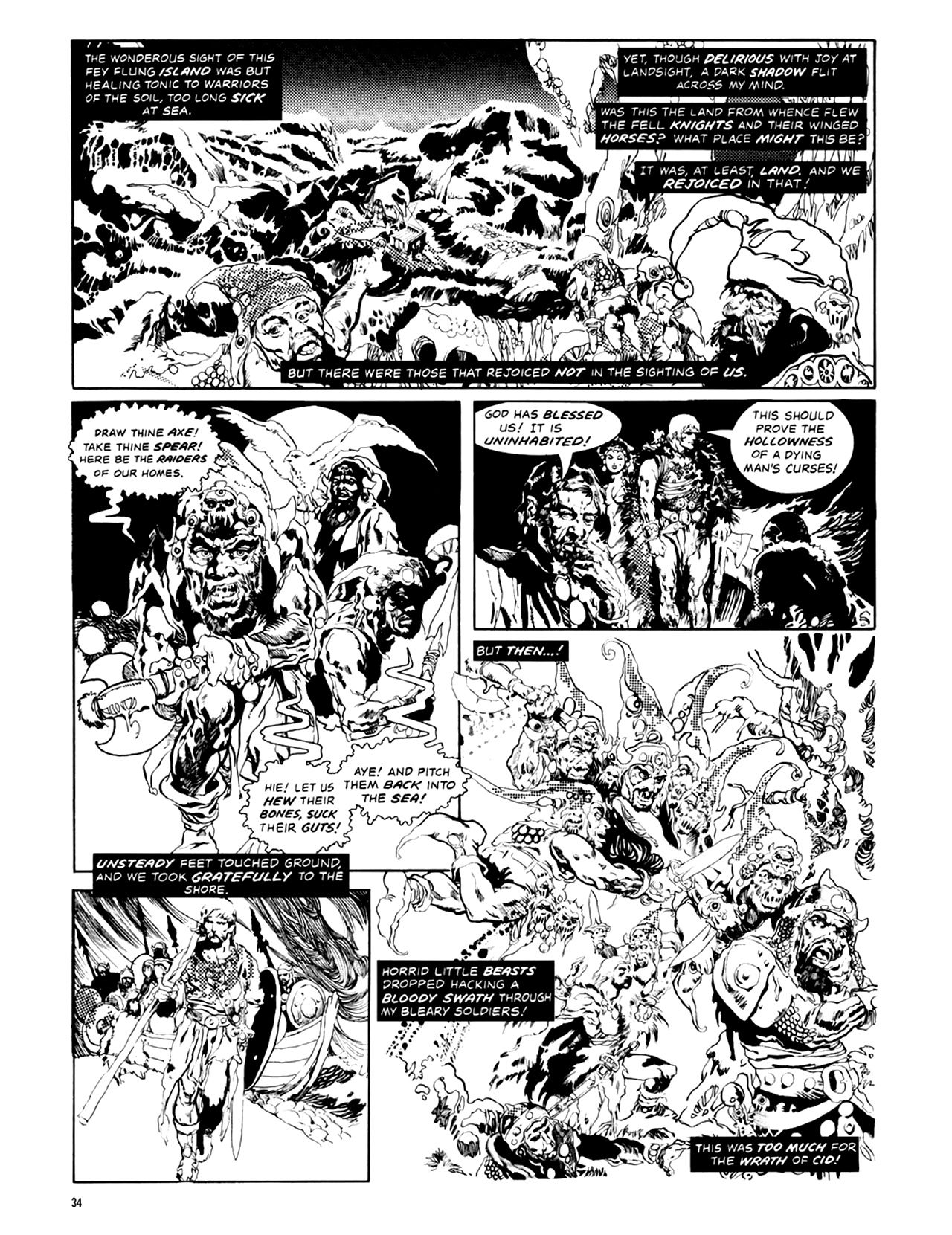 Read online Eerie Presents El Cid comic -  Issue # TPB - 35