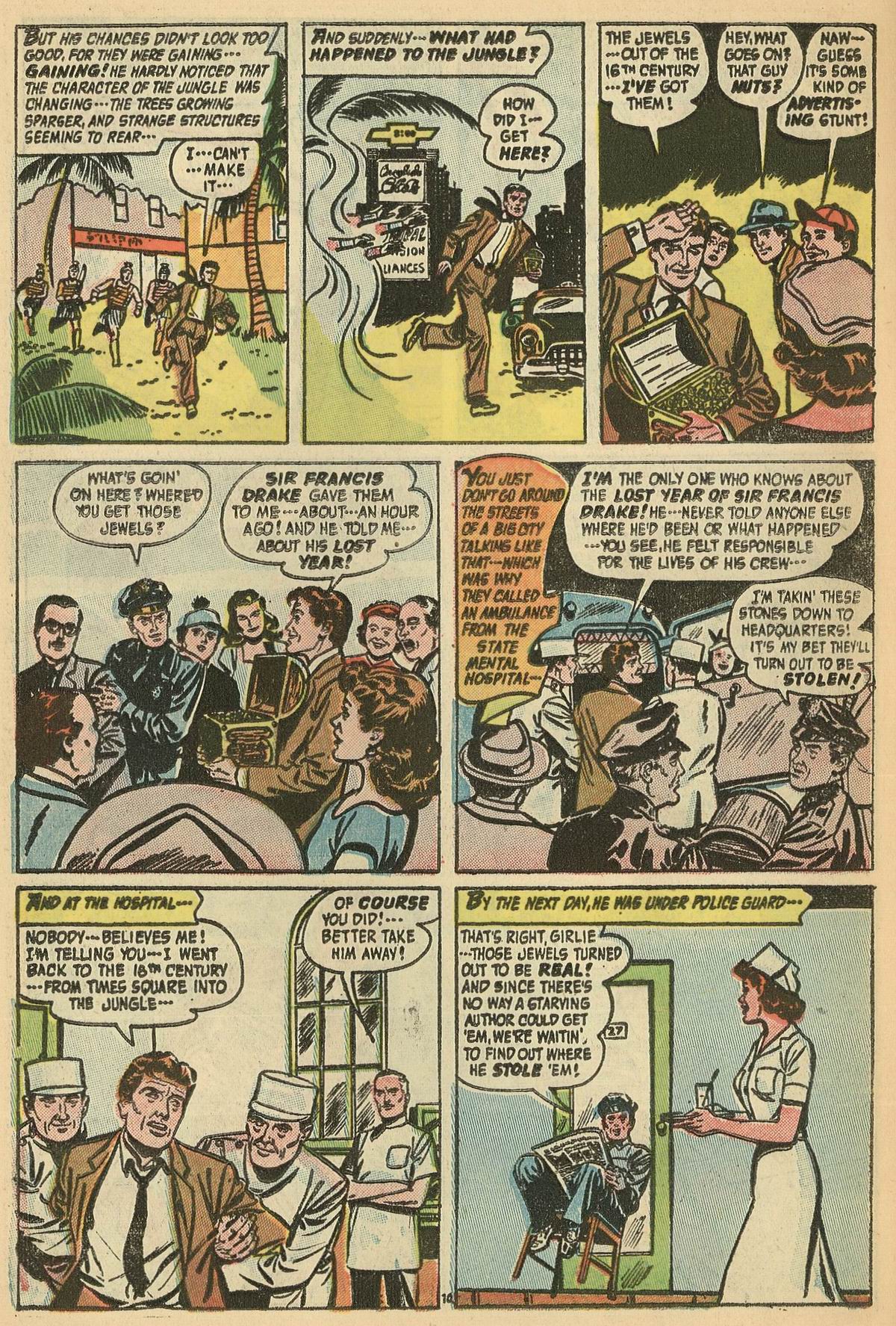 Read online Adventures Into The Unknown comic -  Issue #75 - 12