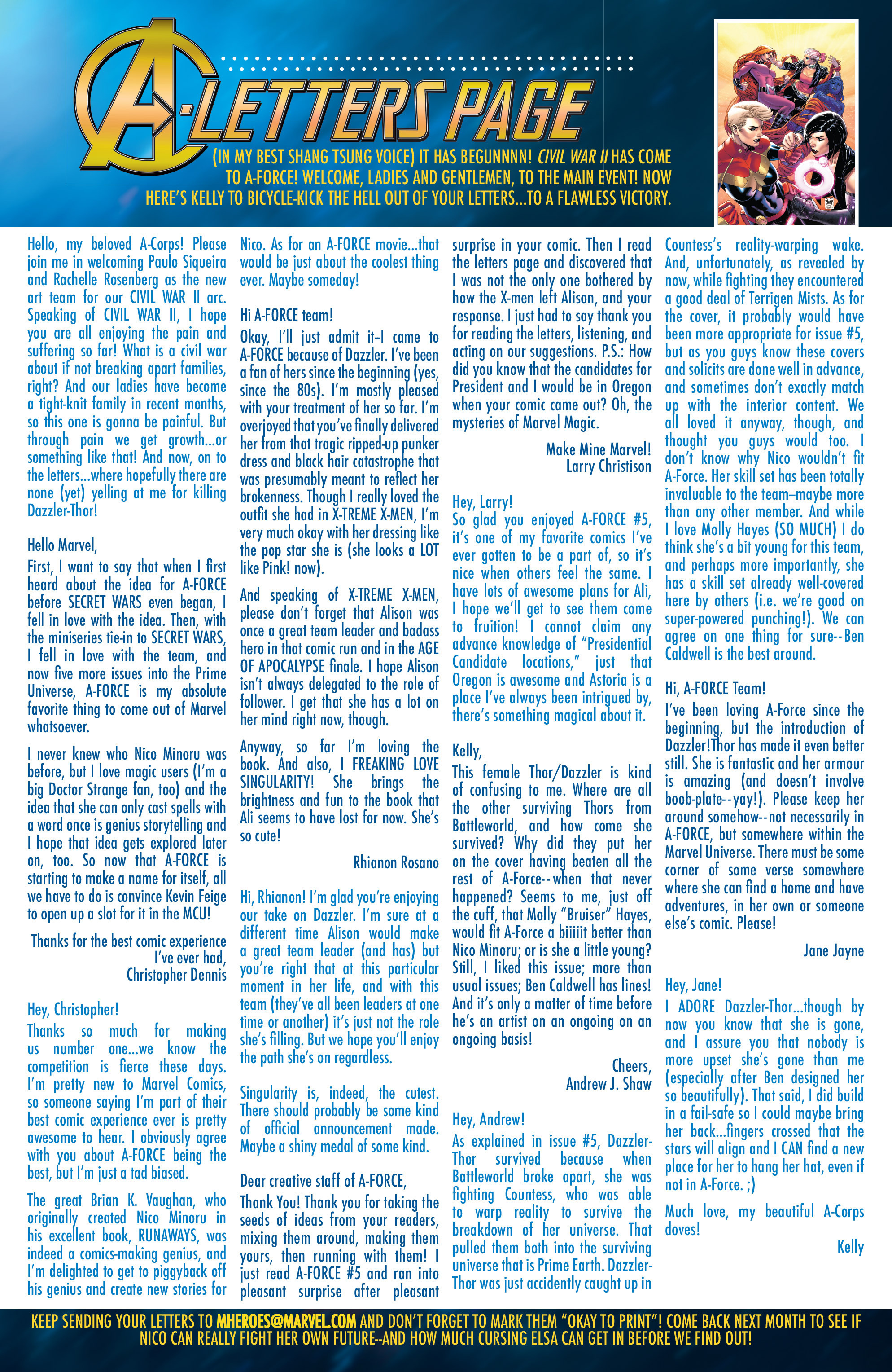 Read online A-Force (2016) comic -  Issue #8 - 21