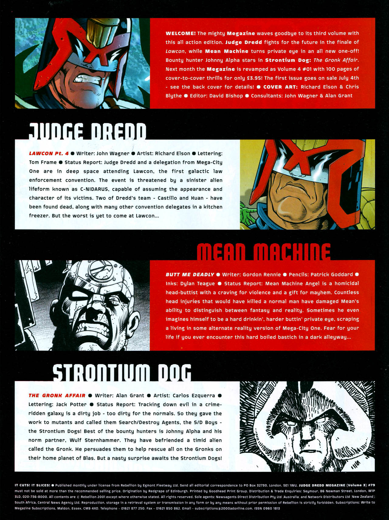 Read online Judge Dredd Megazine (vol. 3) comic -  Issue #79 - 2
