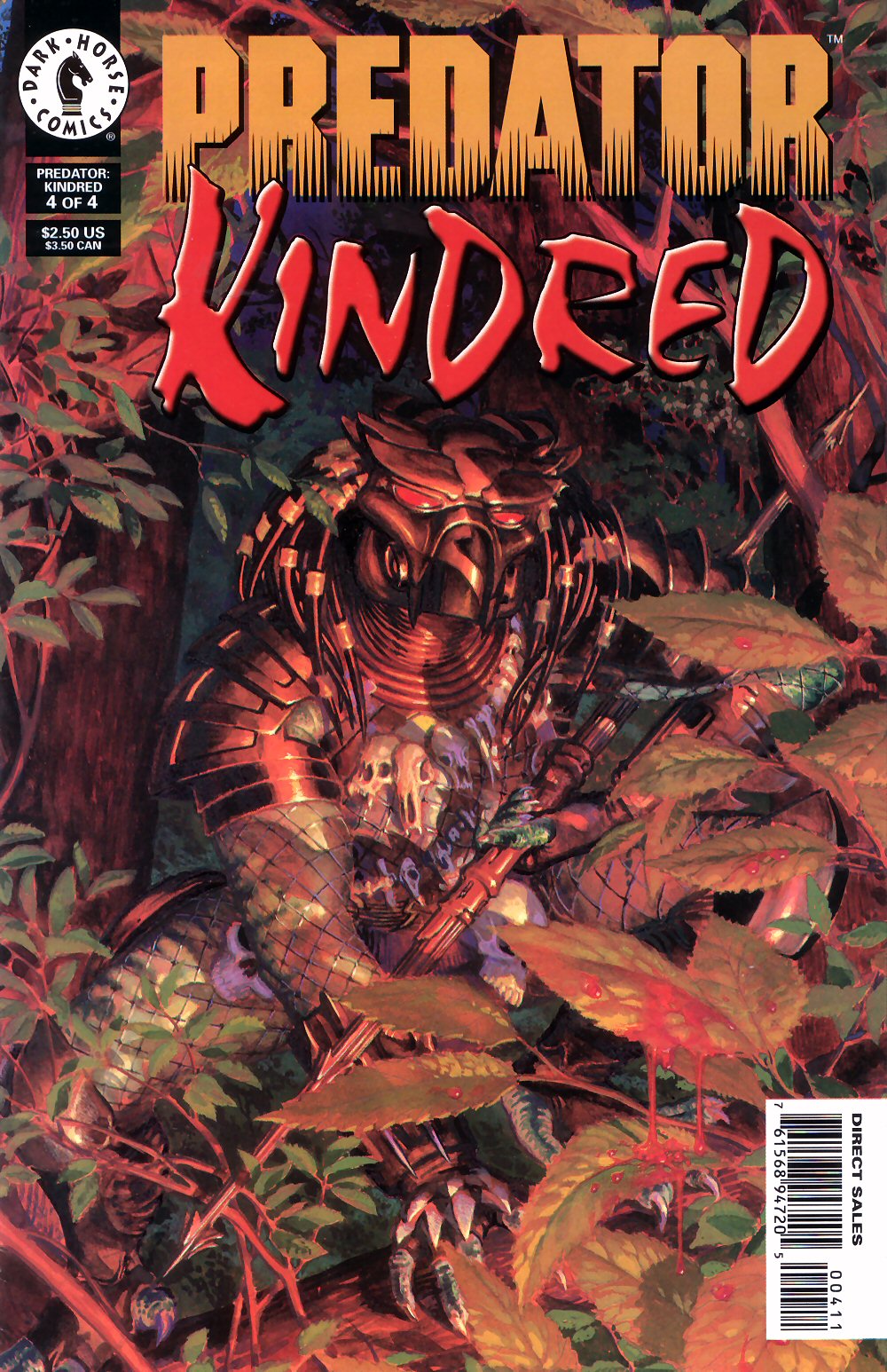 Read online Predator: Kindred comic -  Issue #4 - 1