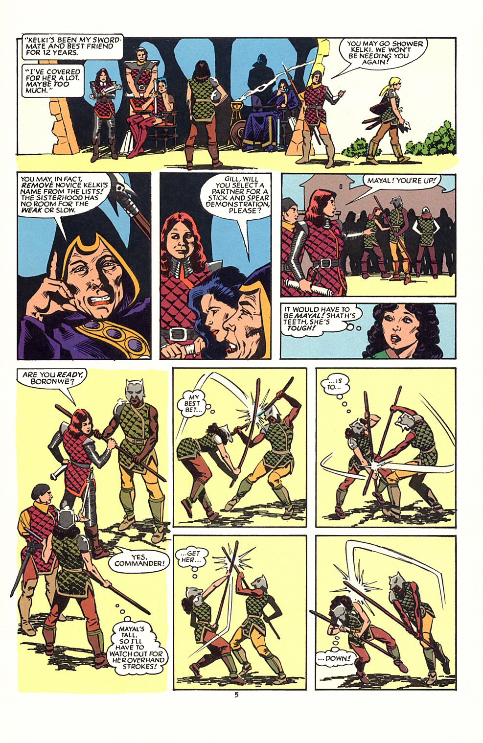 Read online Sisterhood of Steel comic -  Issue #1 - 7