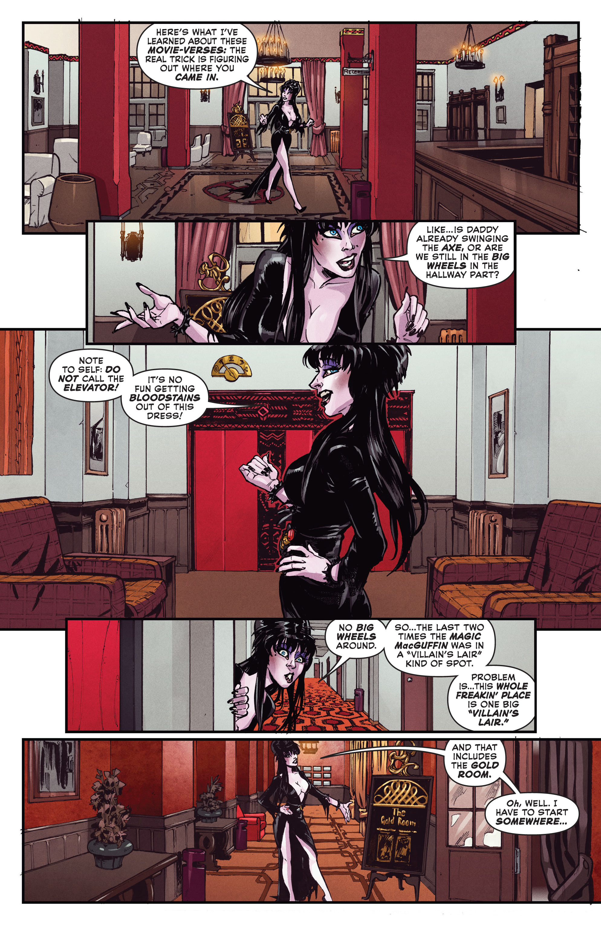Read online Elvira in Horrorland comic -  Issue #2 - 7