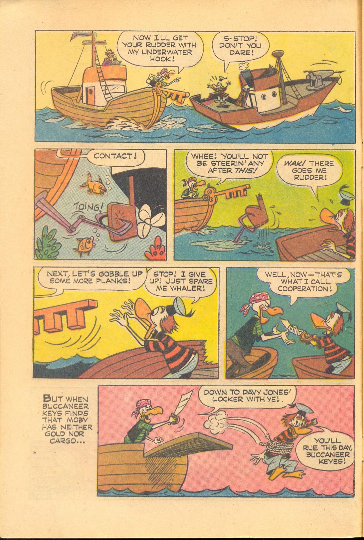 Read online Moby Duck comic -  Issue #7 - 8