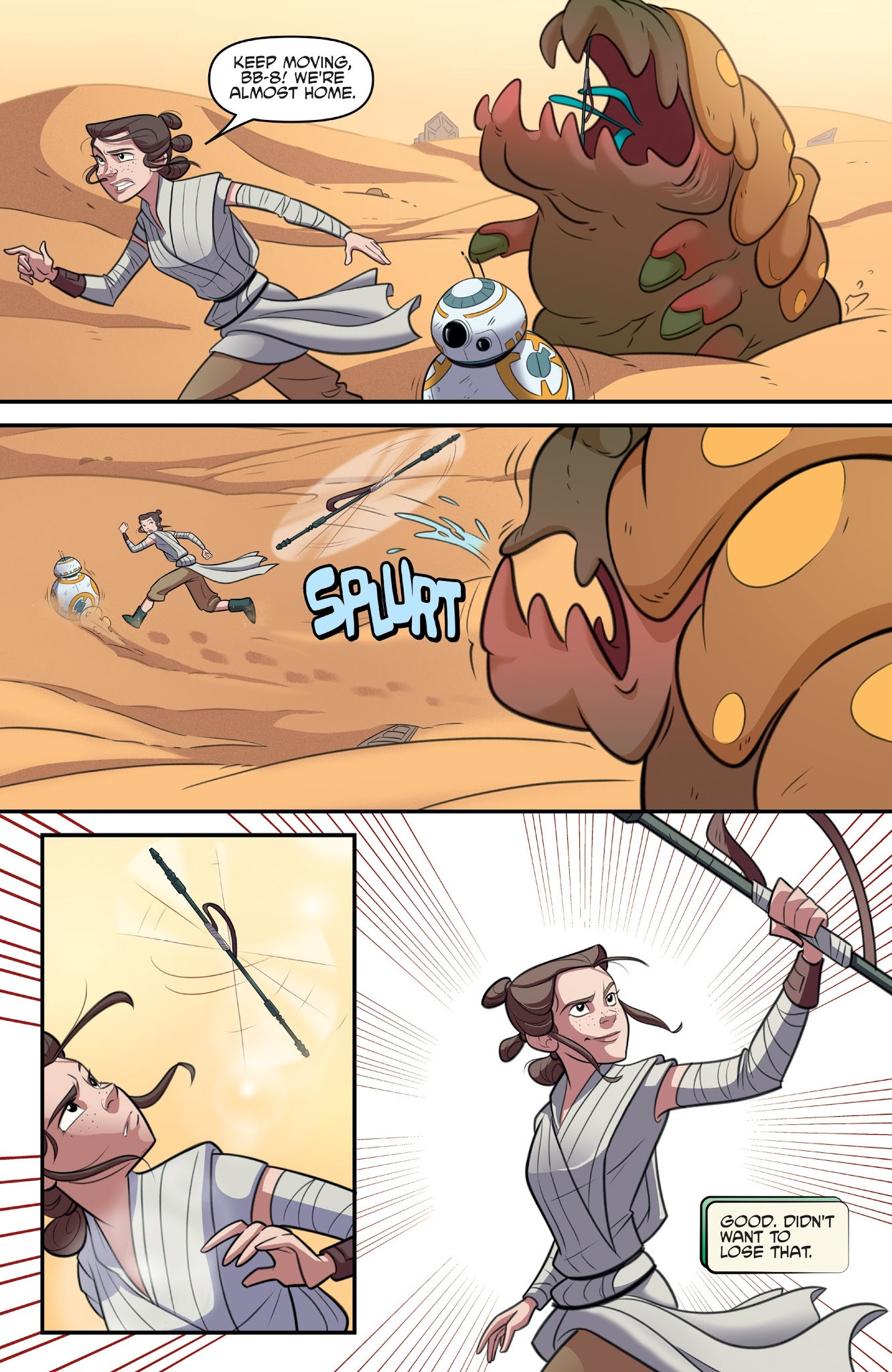 Read online Star Wars Forces of Destiny-Rey comic -  Issue # Full - 7