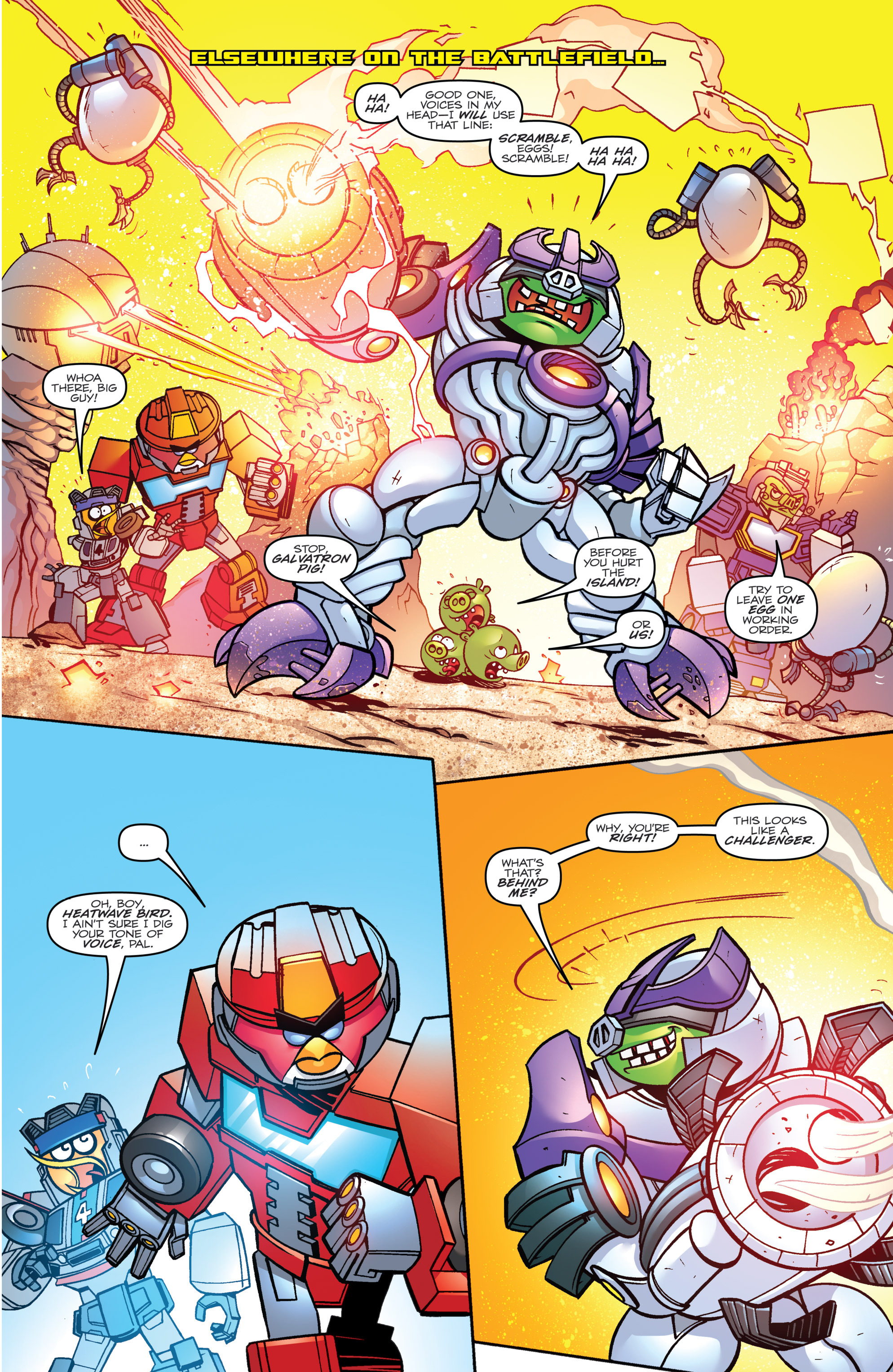 Read online Angry Birds Transformers comic -  Issue #3 - 10