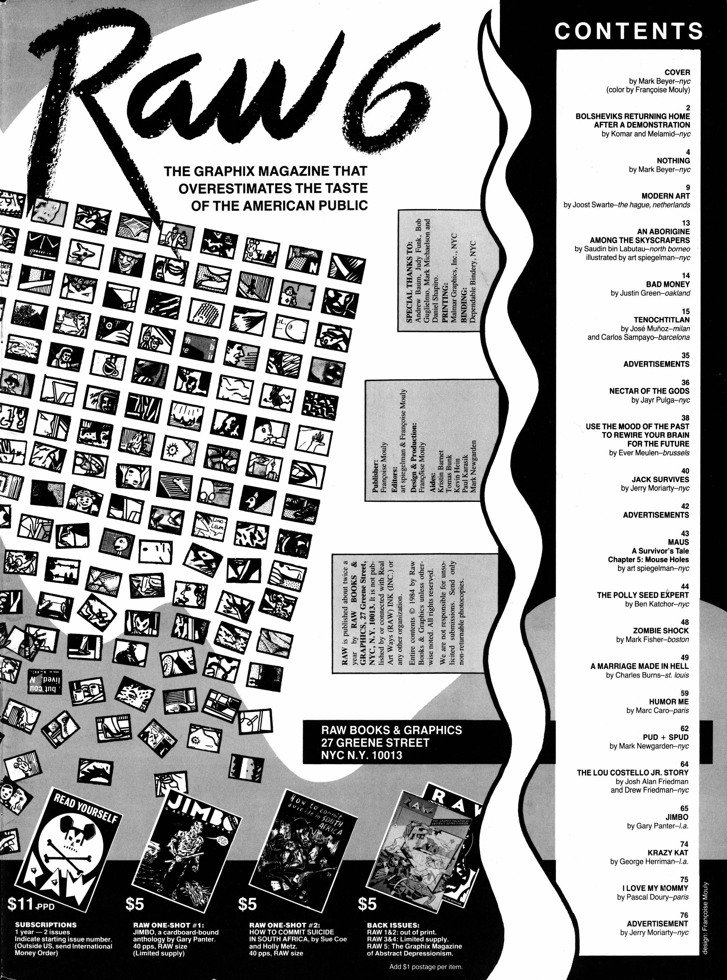 Read online Raw (1980) comic -  Issue # TPB 6 - 3