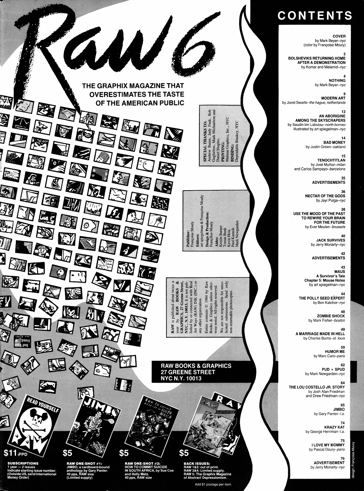 Raw (1980) issue TPB 6 - Page 3