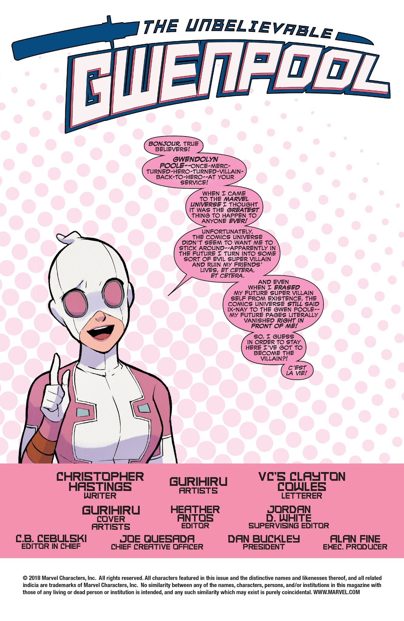 Read online The Unbelievable Gwenpool comic -  Issue #24 - 2