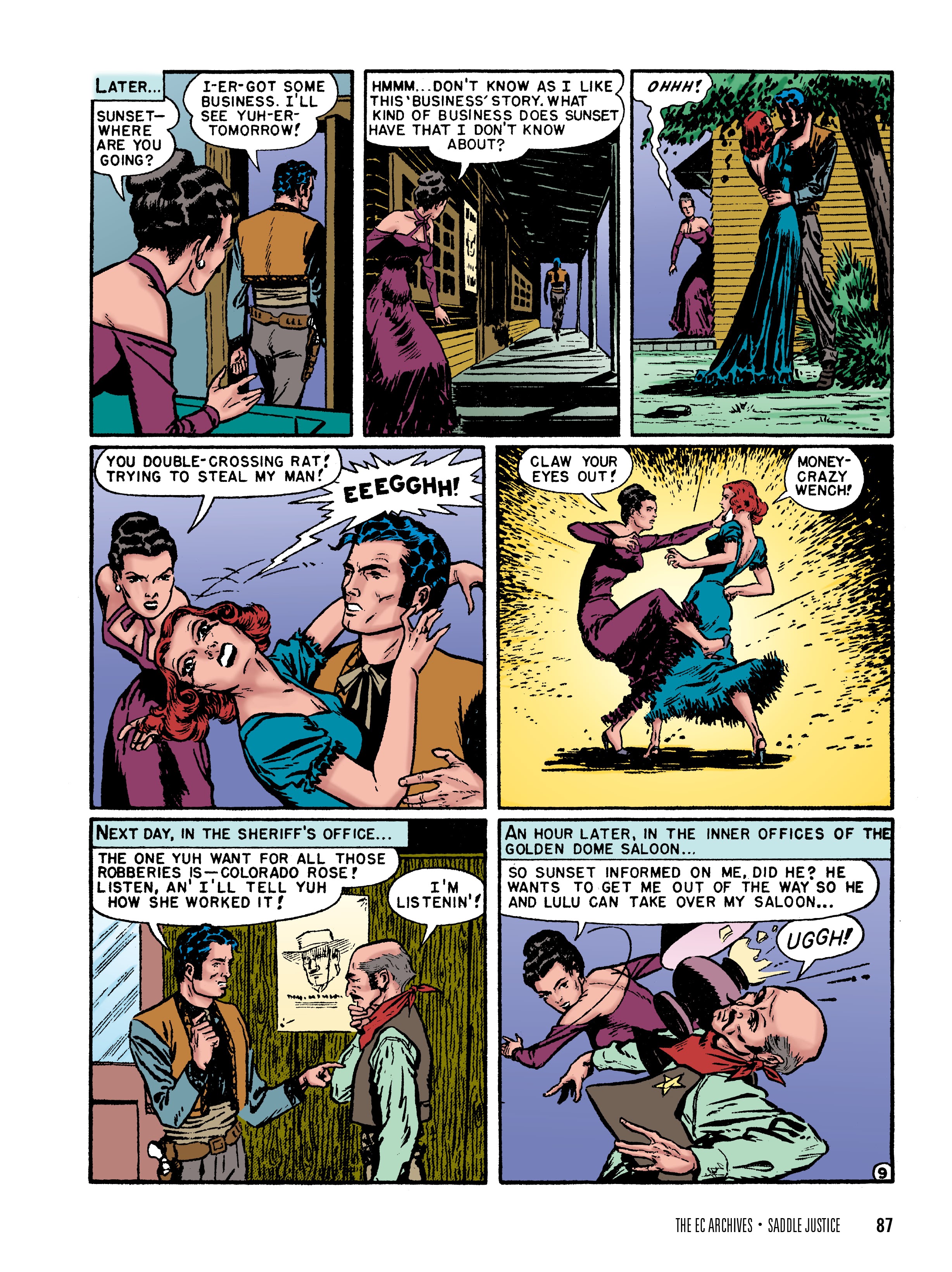 Read online The EC Archives: Saddle Justice comic -  Issue # TPB (Part 1) - 89