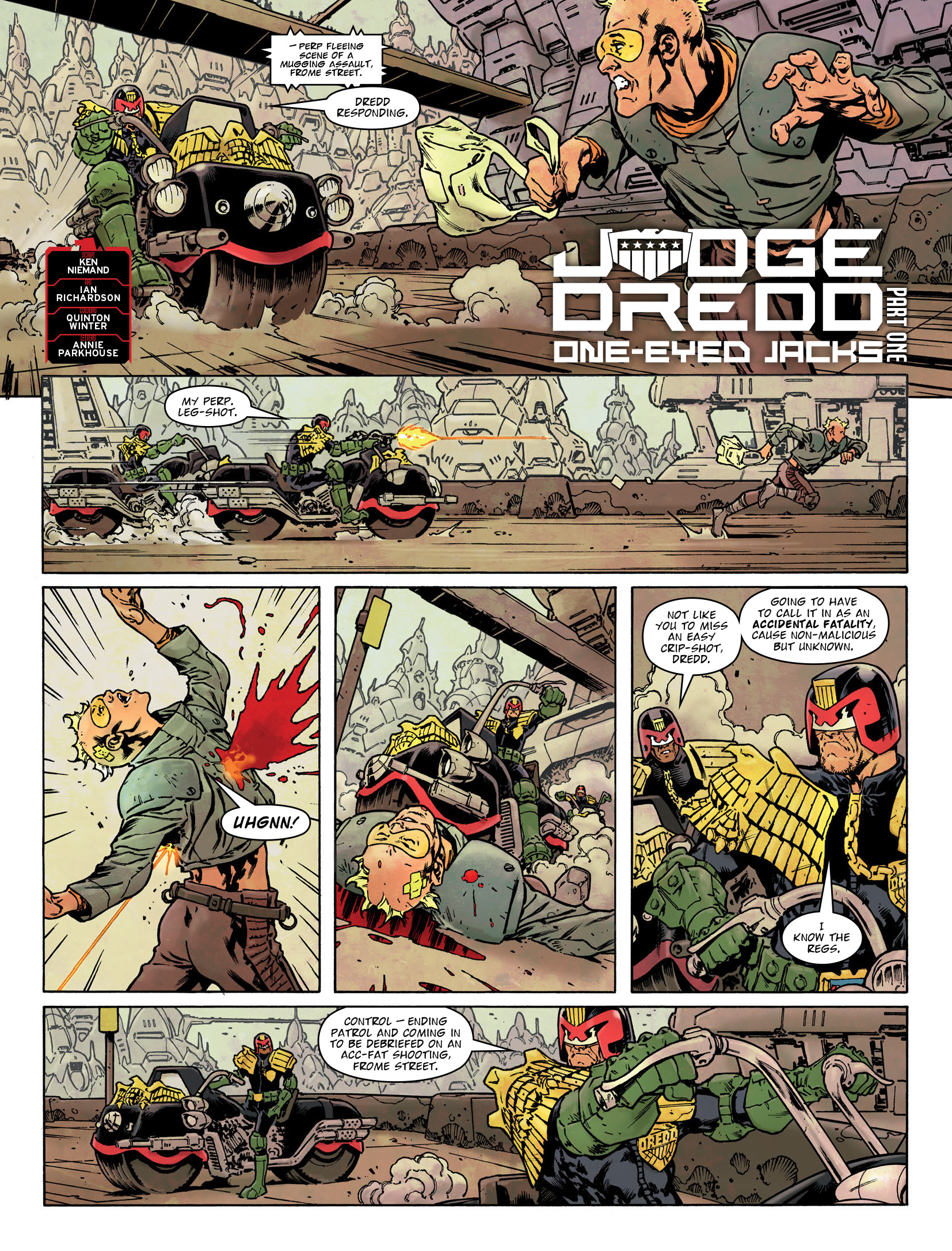 Read online Judge Dredd Megazine (Vol. 5) comic -  Issue #452 - 5