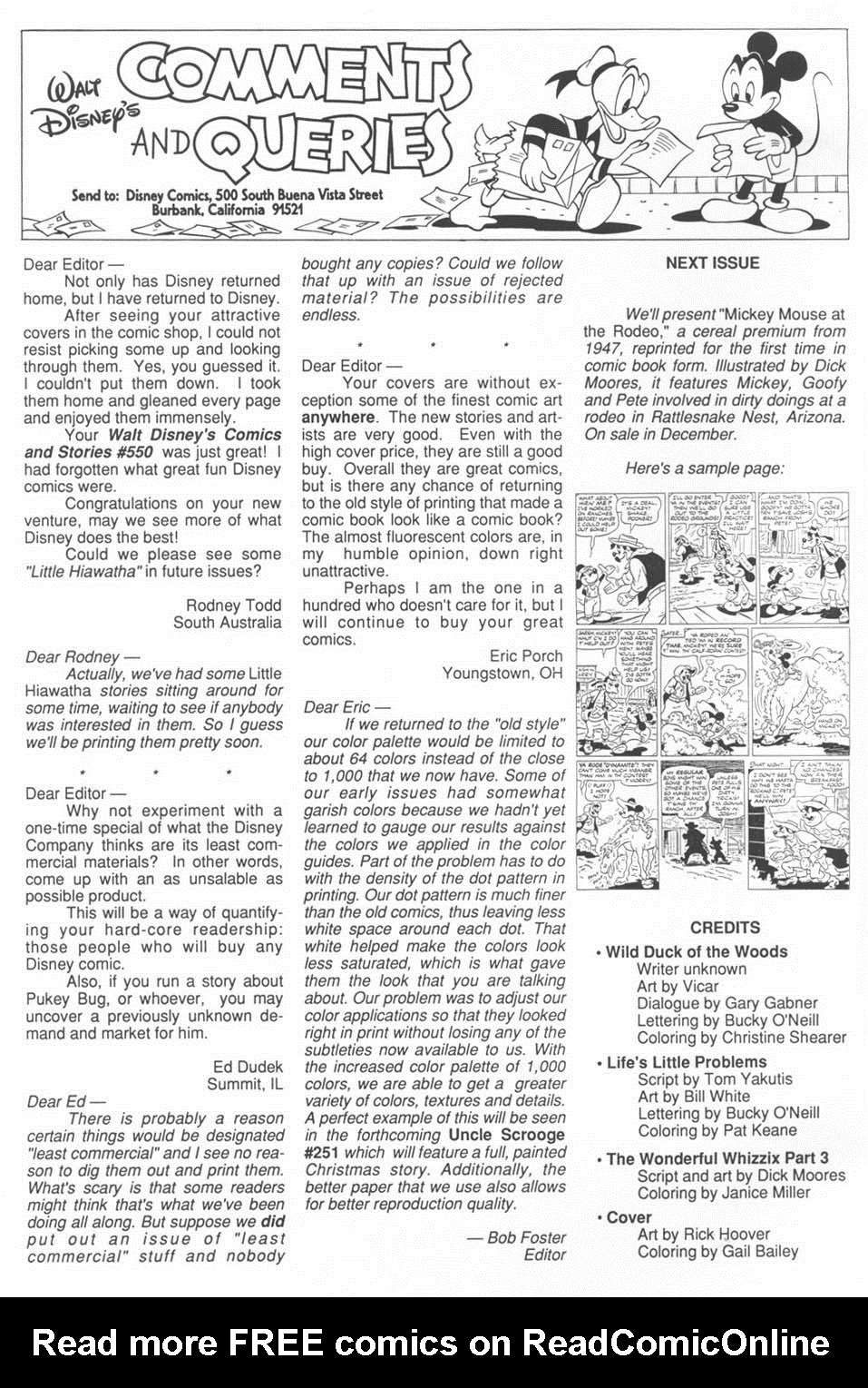 Read online Walt Disney's Comics and Stories comic -  Issue #555 - 2
