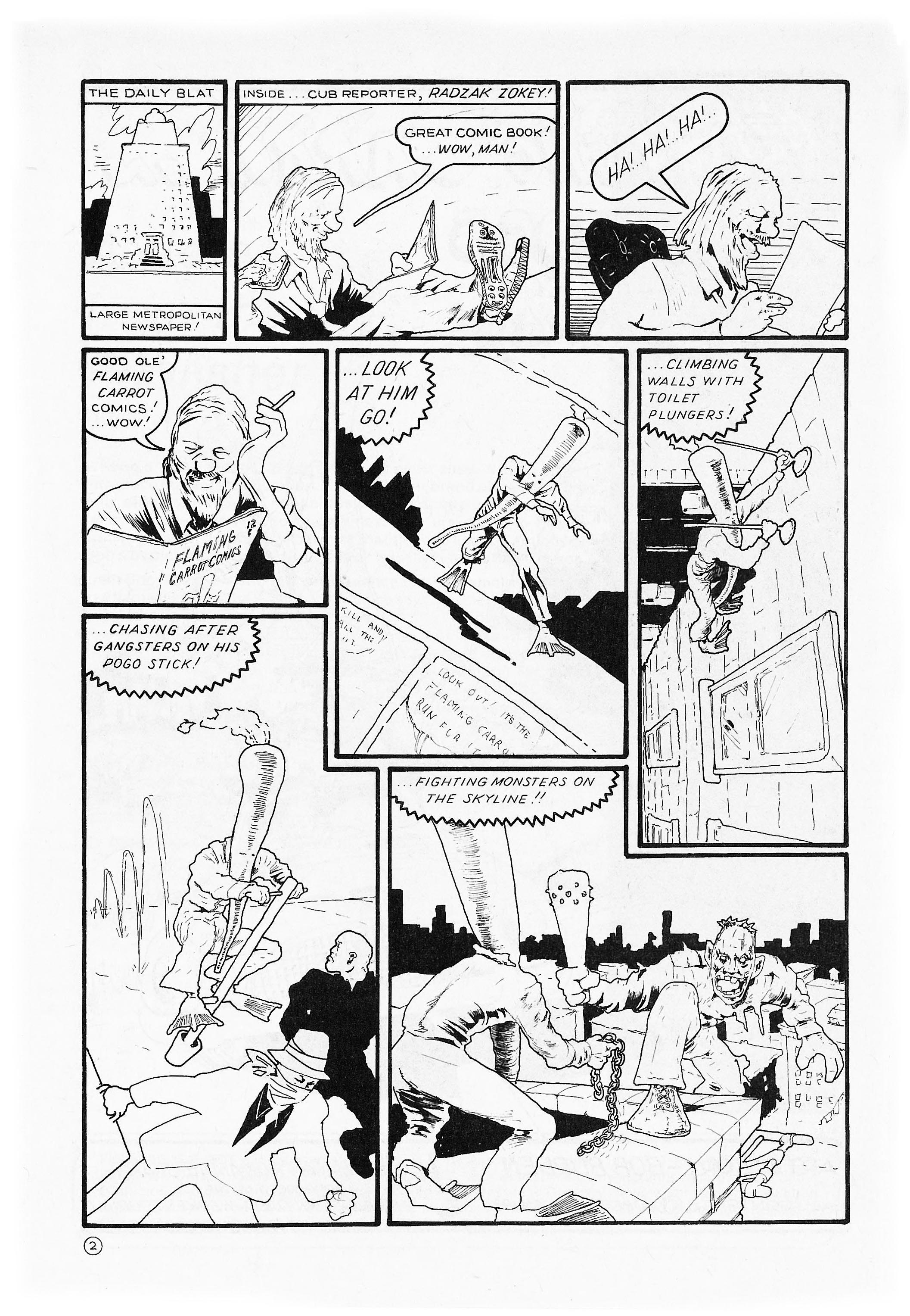 Read online Flaming Carrot Comics (1984) comic -  Issue #1 - 4