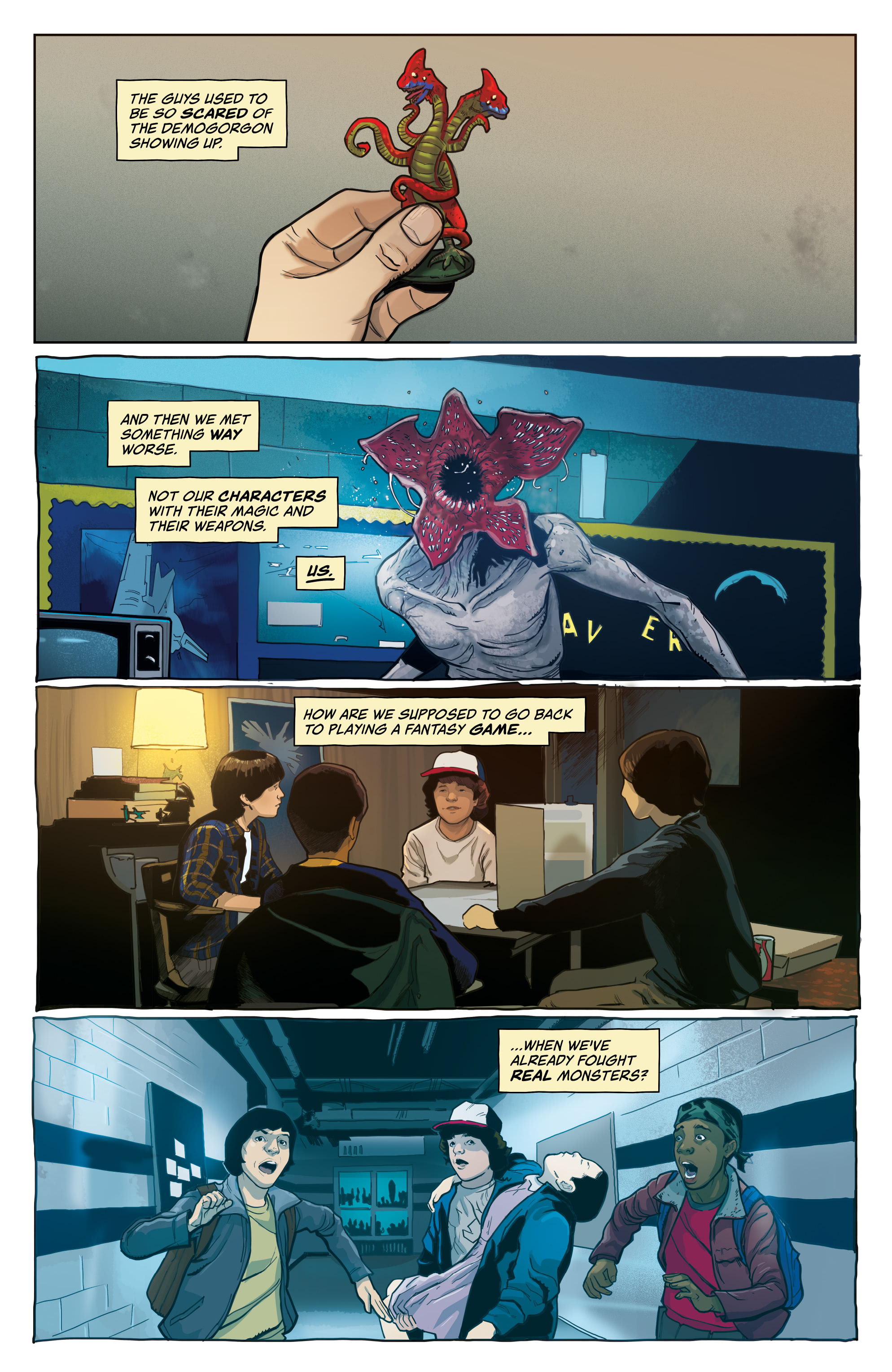 Read online Stranger Things and Dungeons & Dragons comic -  Issue #2 - 8