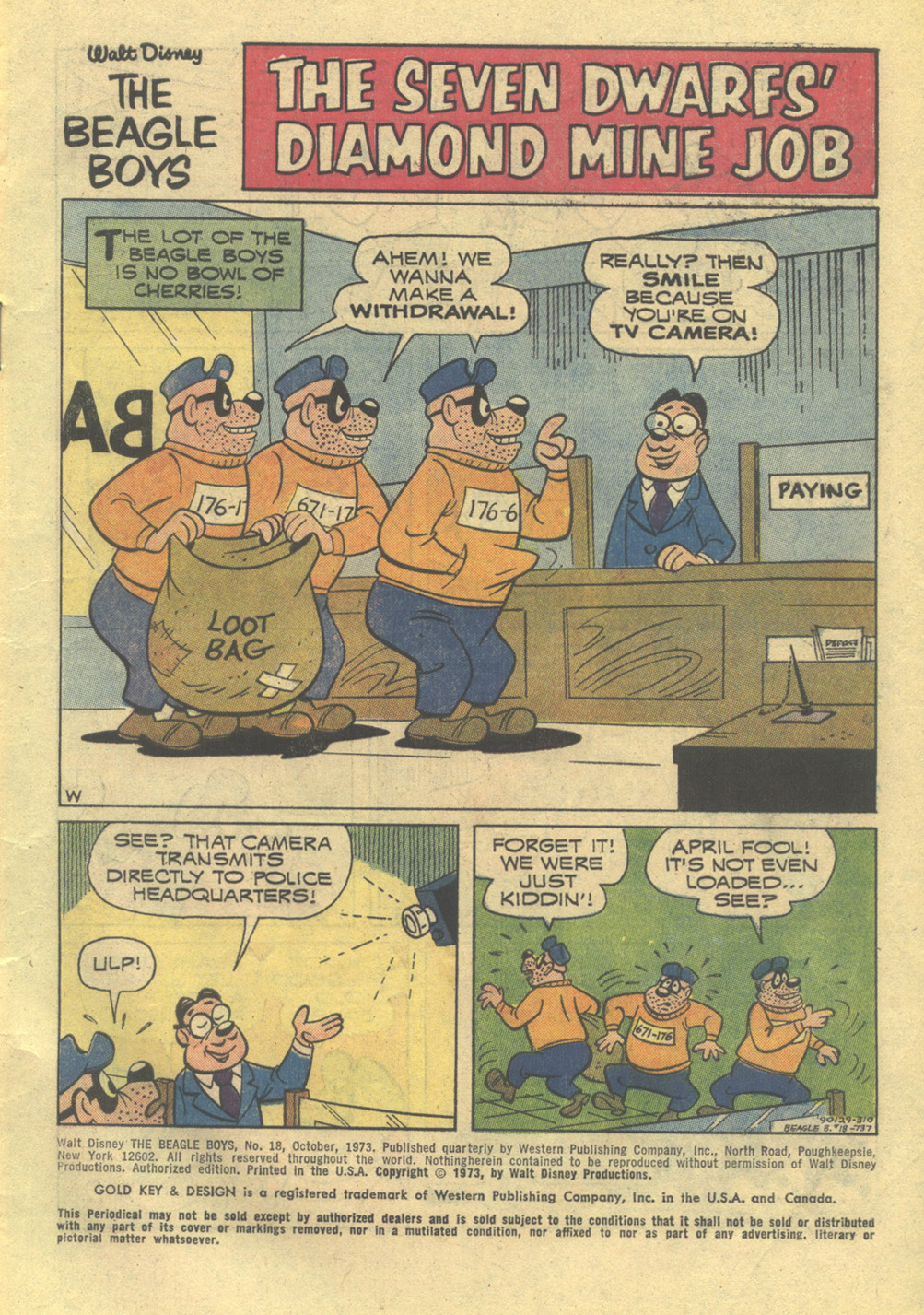 Read online Walt Disney THE BEAGLE BOYS comic -  Issue #18 - 3