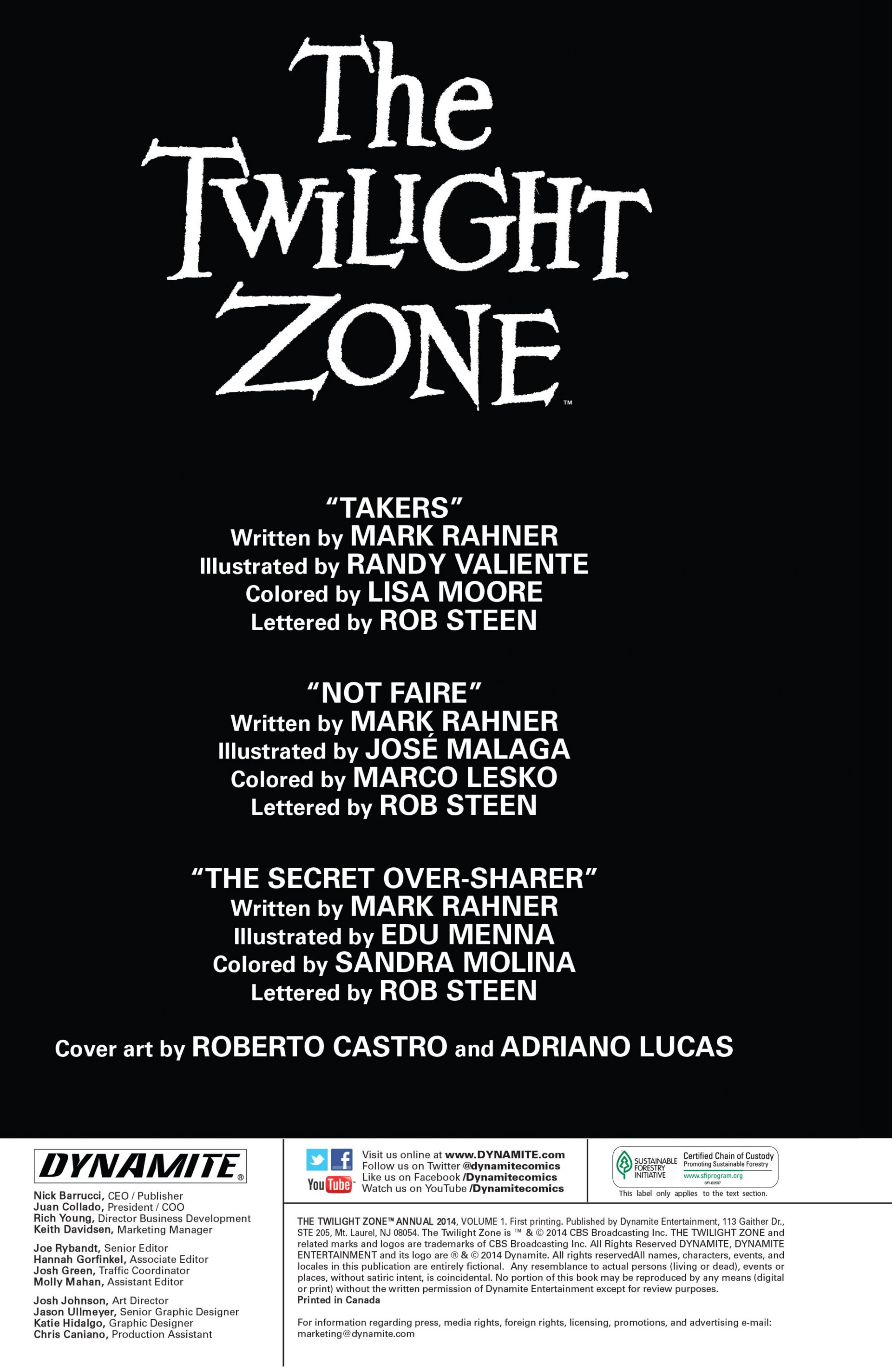 Read online The Twilight Zone (2013) comic -  Issue # _Annual - 2
