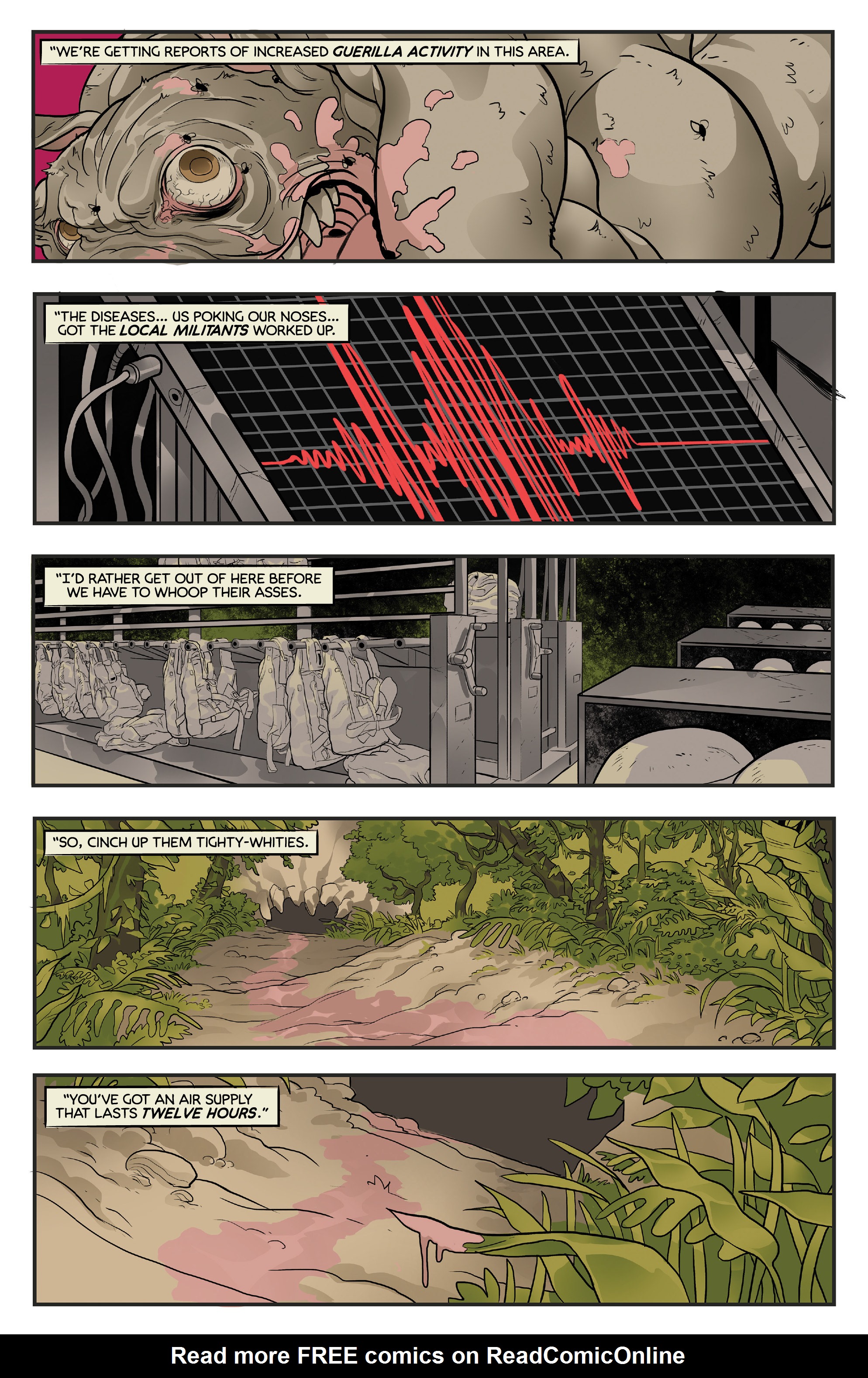 Read online Unearth comic -  Issue #1 - 11