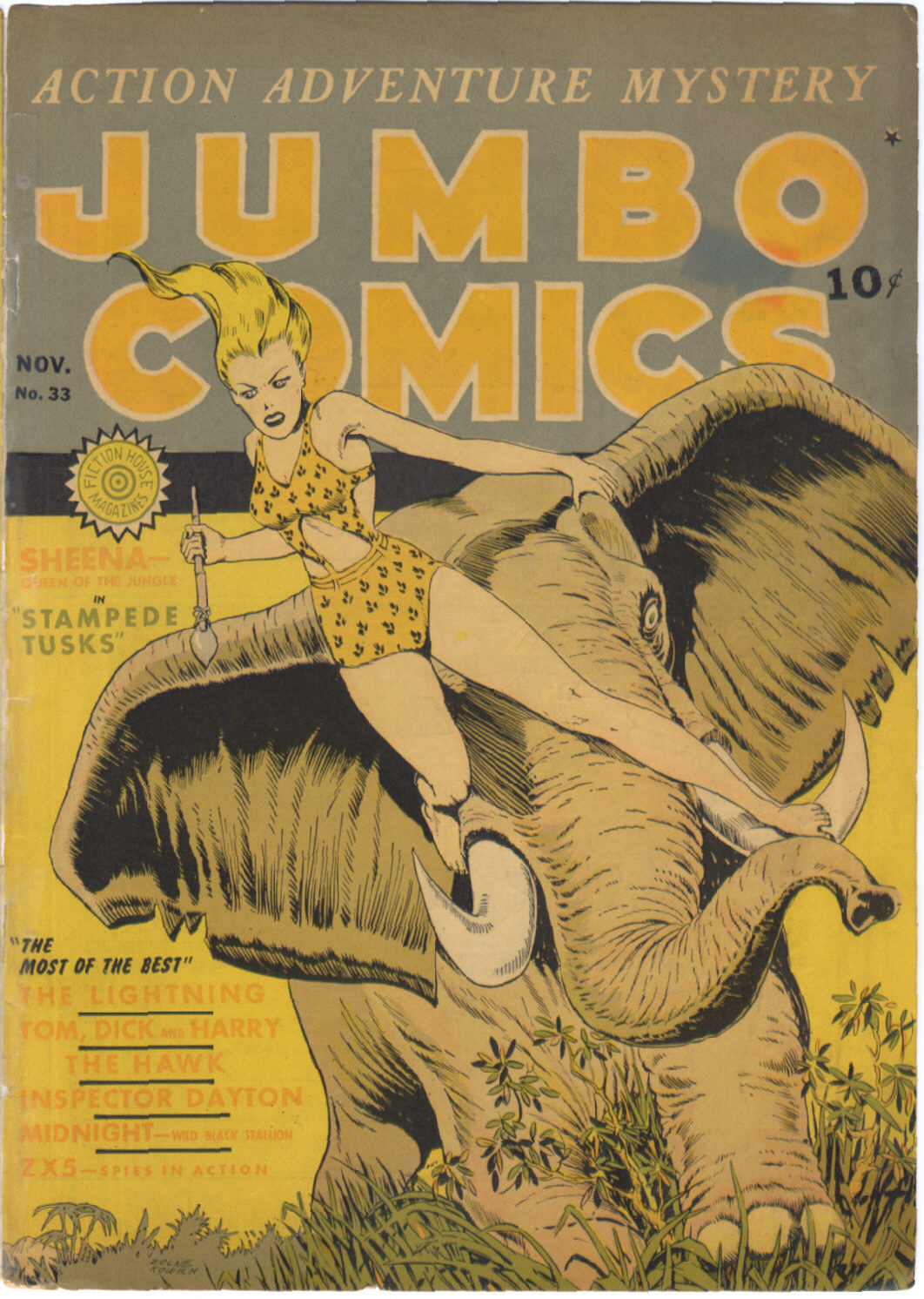 Read online Jumbo Comics comic -  Issue #33 - 1
