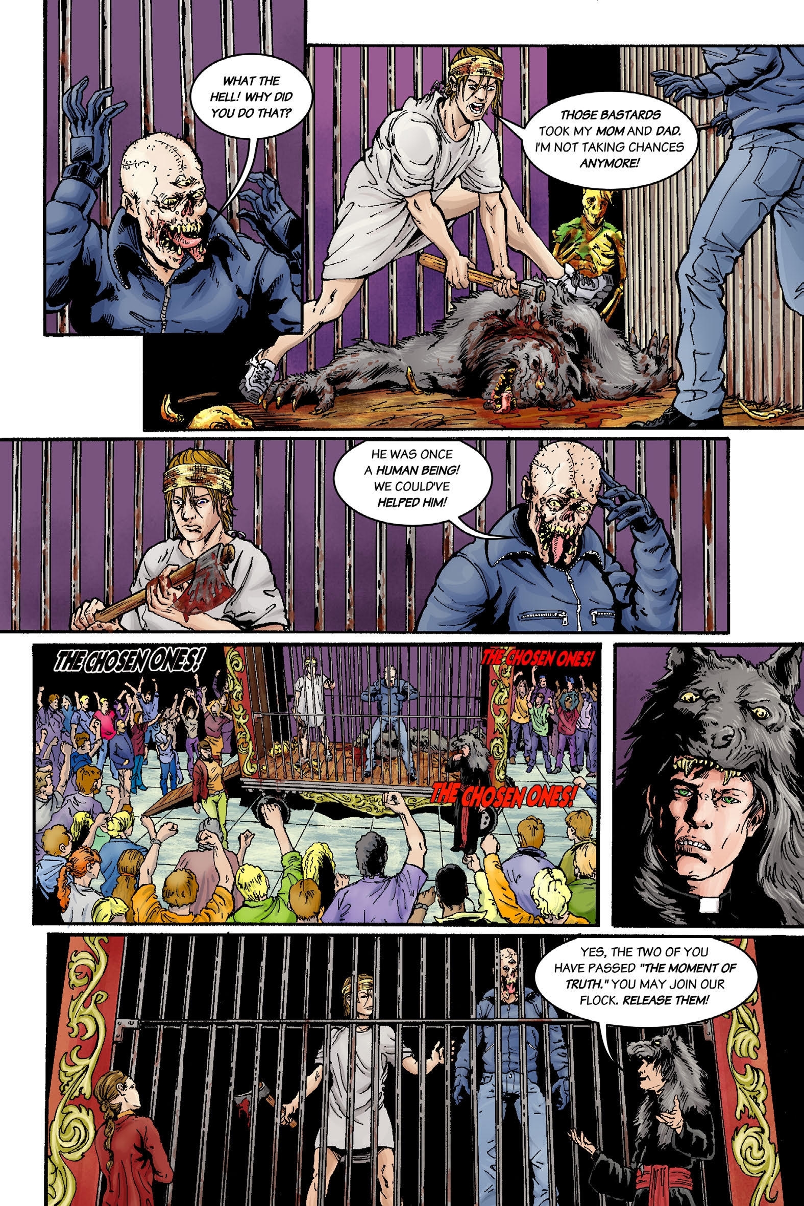 Read online Nazi Werewolves from Outer Space comic -  Issue #5 - 20